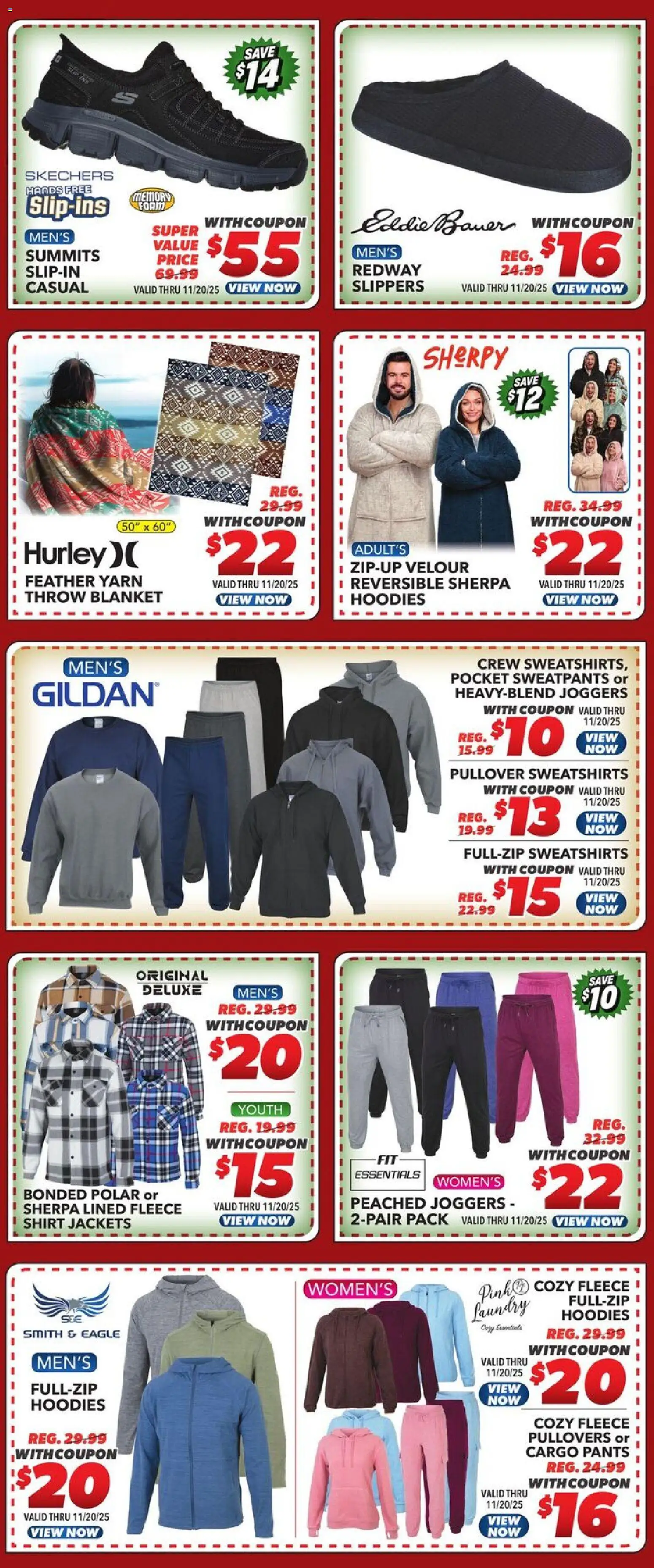 Big 5 Sporting Goods Weekly Ad - valid from 14.11.2025 | Page: 2 | Products: Blanket, Yarn, Pants, Slippers
