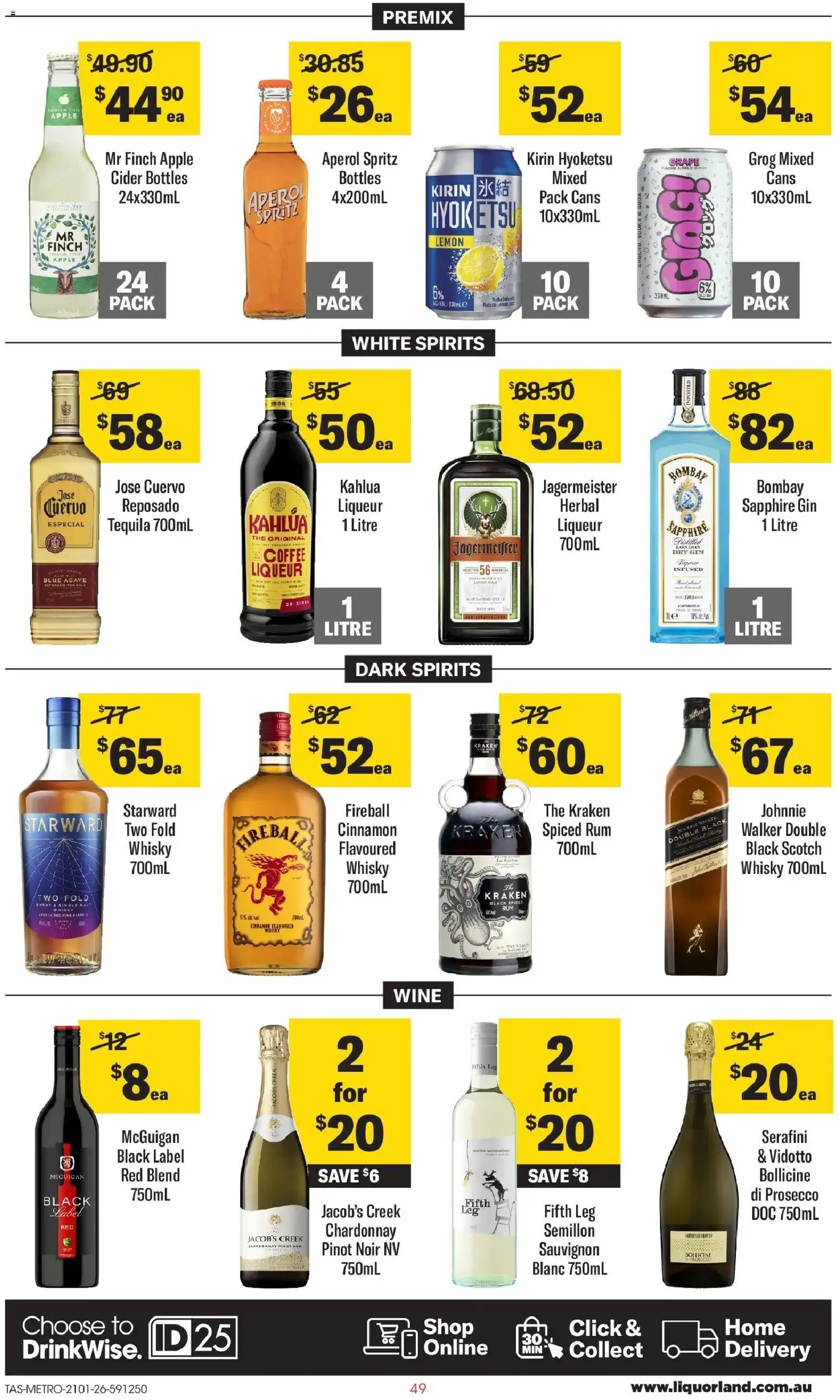 Coles catalogue - valid from 21.01.2026 | Page: 49 | Products: Gin, Rum, Spices, Wheat