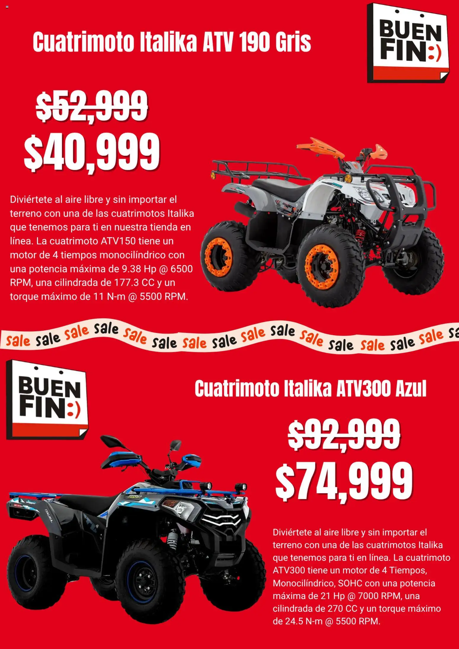 Nuevas ofertas de Italika válidas en toda la República Mexicana desde el 13.11.2025. ¡Encuentra las mejores ofertas en Italika Buen Fin! | Página: 6