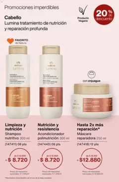 Vista previa Catálogo Natura Ciclo 1/2026 válido desde el 04.12.2025 | Página: 44 | Productos: Máscara, Shampoo, Acondicionador