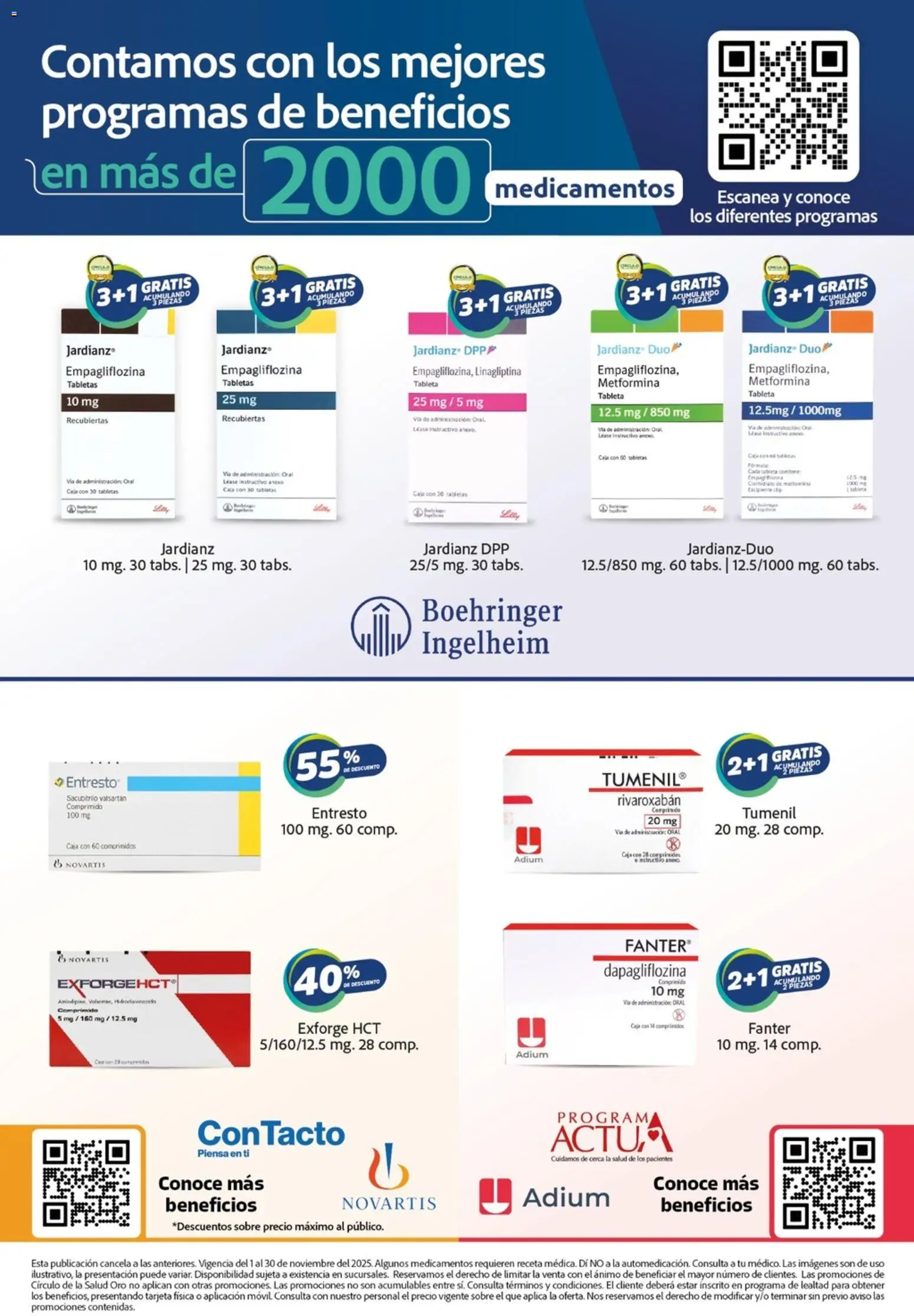 Nuevas ofertas de Farmacias Unión válidas en toda la República Mexicana desde el 01.11.2025. ¡Encuentra las mejores ofertas en Farmacias Unión catálogo! | Página: 2 | Productos: Caja, Tableta, Sobre