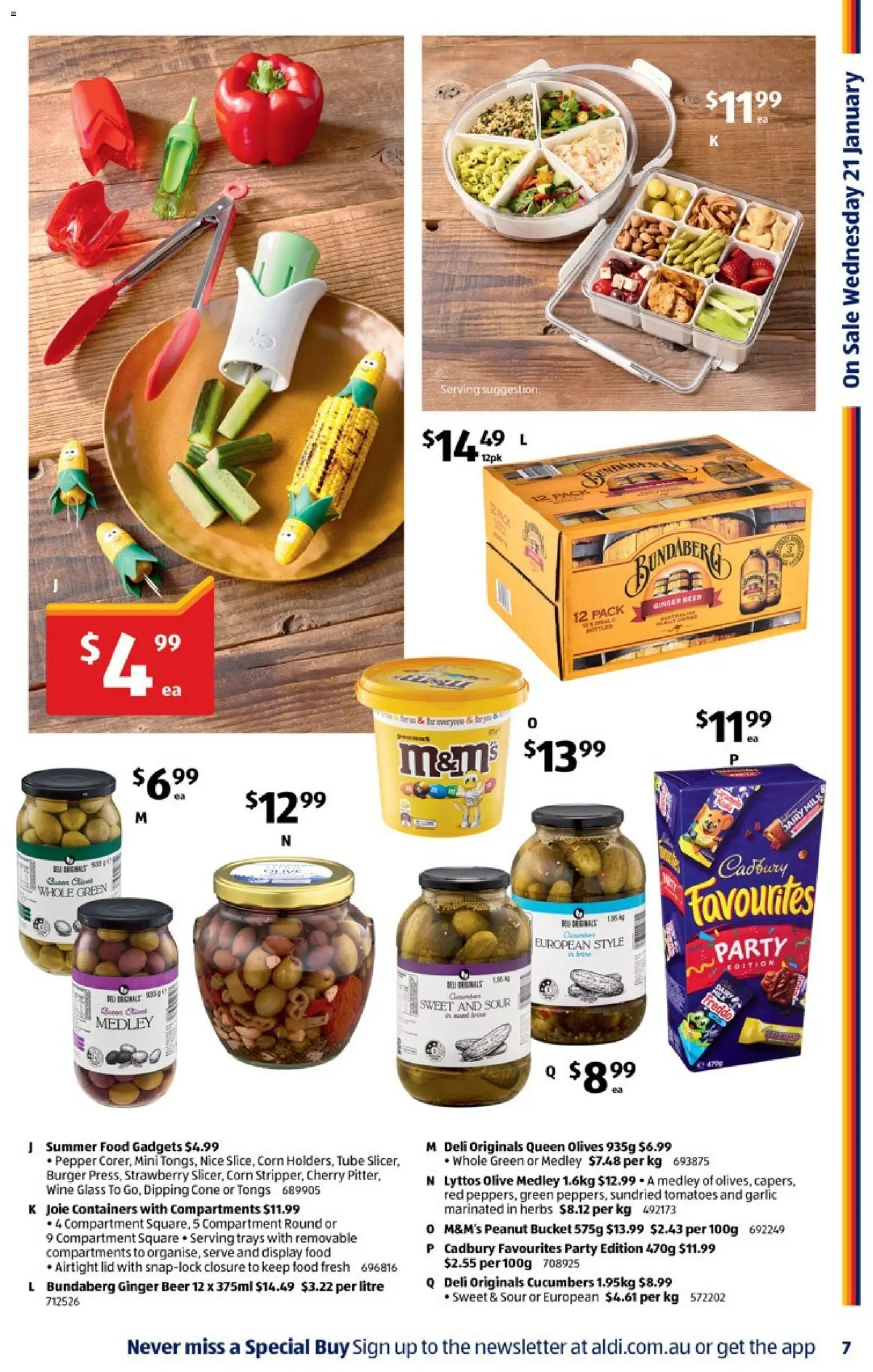 Aldi catalogue - valid from 21.01.2026 | Page: 7 | Products: Pot, Milk, Ginger, Beer