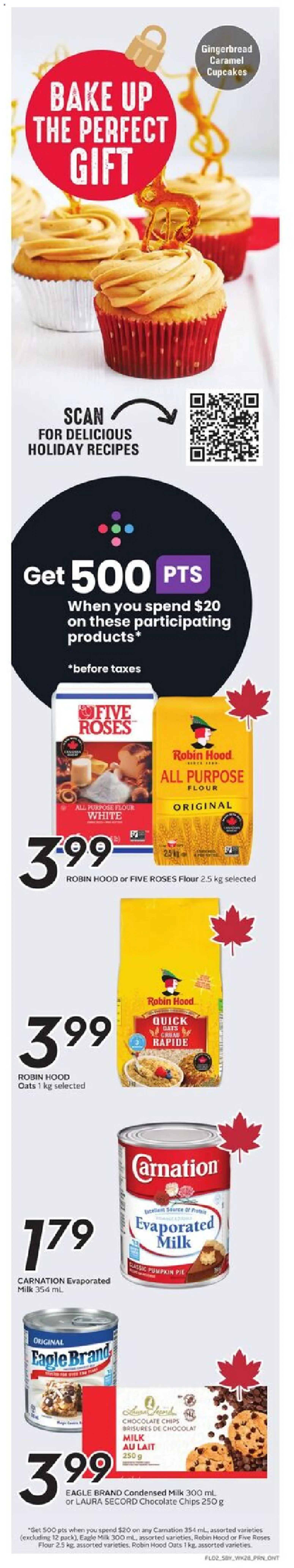 Sobeys flyer valid from 06.11.2025 | Page: 3 | Products: Chips, Milk, Chocolate