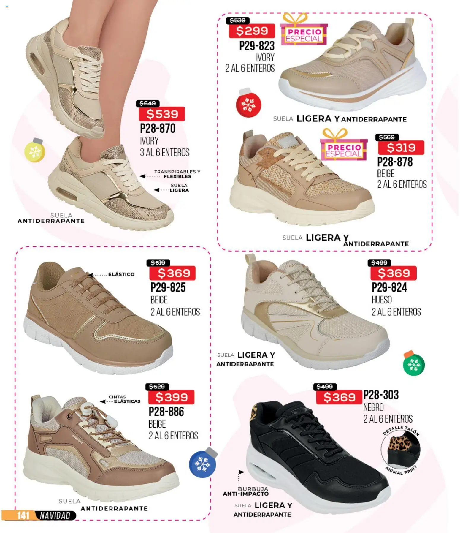 Nuevas ofertas de Cklass válidas en toda la República Mexicana desde el 30.11.2025. ¡Encuentra las mejores ofertas en Cklass catálogo Rebajas Navideñas Calzado! | Página: 142