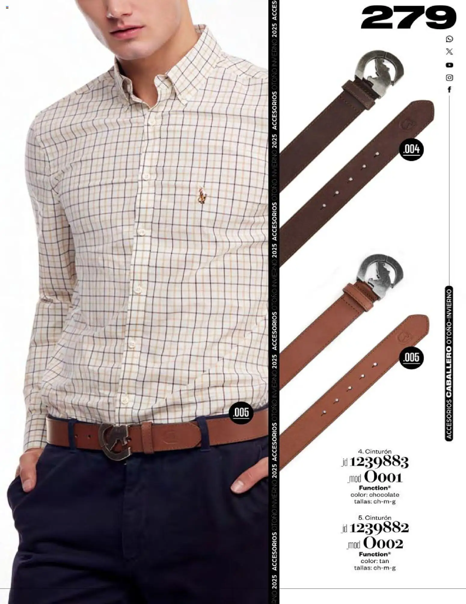 Nuevas ofertas de Price Shoes válidas en toda la República Mexicana desde el 03.11.2025. ¡Encuentra las mejores ofertas en Price Shoes catálogo Accesorios! | Página: 279 | Productos: Cinturón, Chocolate