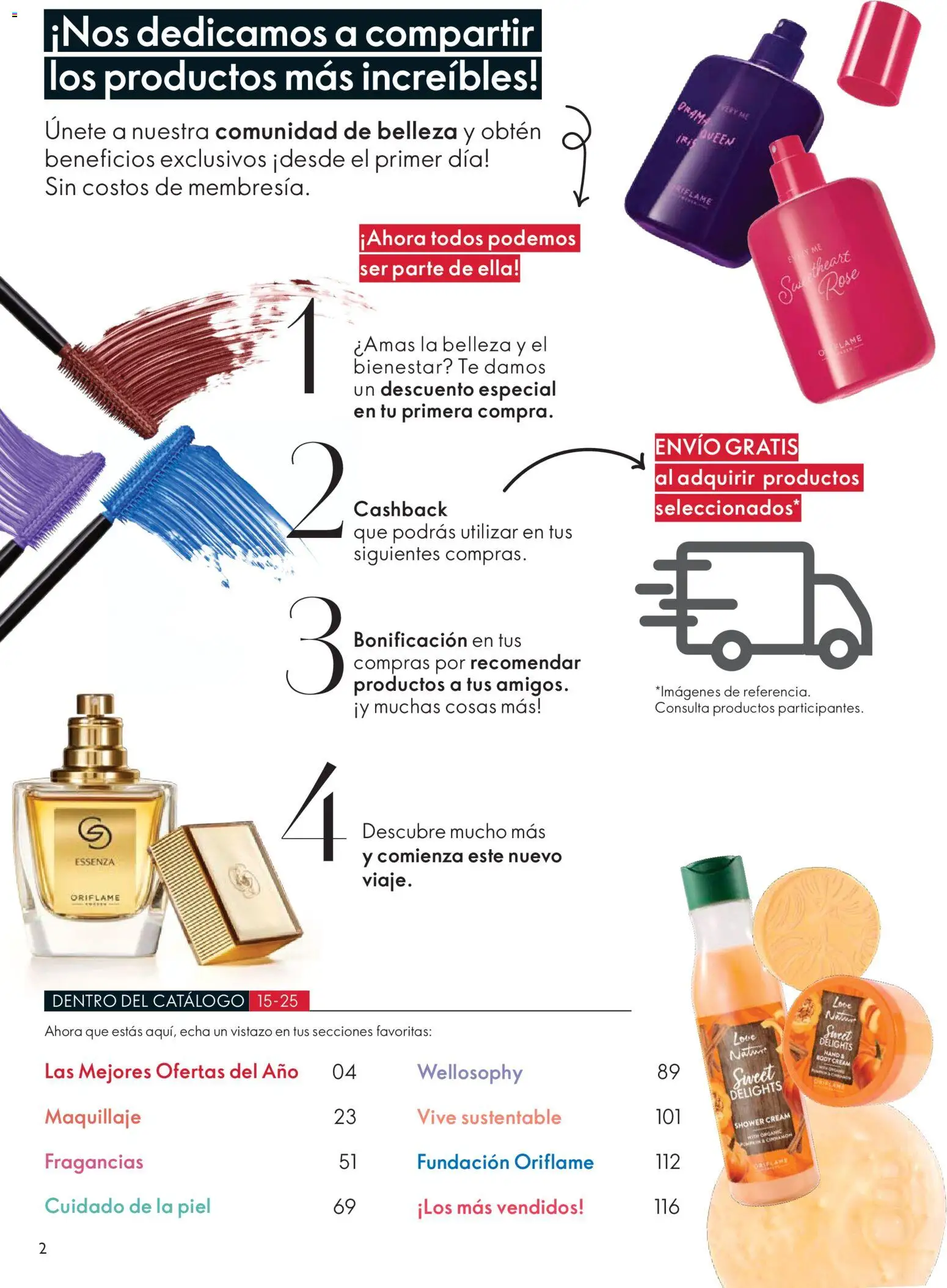 Oriflame catálogo │ válido desde el 25.10.2025 | Página: 2 | Productos: Maquillaje, Té