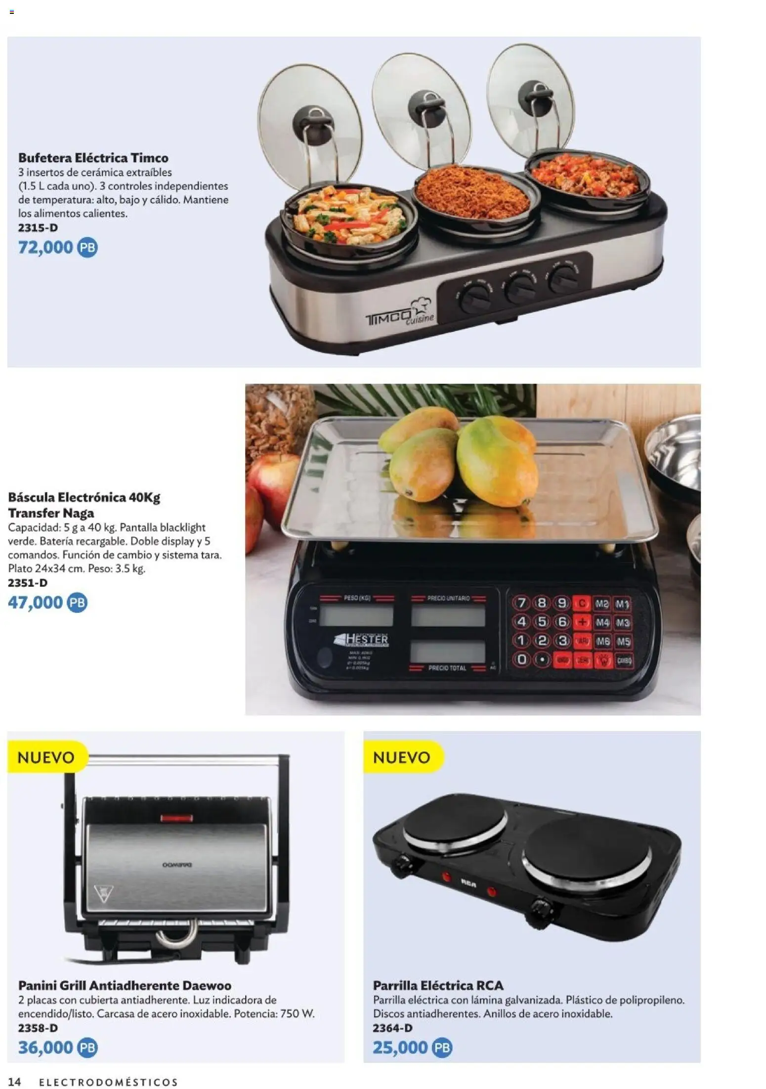 Nuevas ofertas de Betterware válidas en toda la República Mexicana desde el 05.01.2026. ¡Encuentra las mejores ofertas en Betterware Catálogo de Premios! | Página: 14 | Productos: Parrilla, Batería