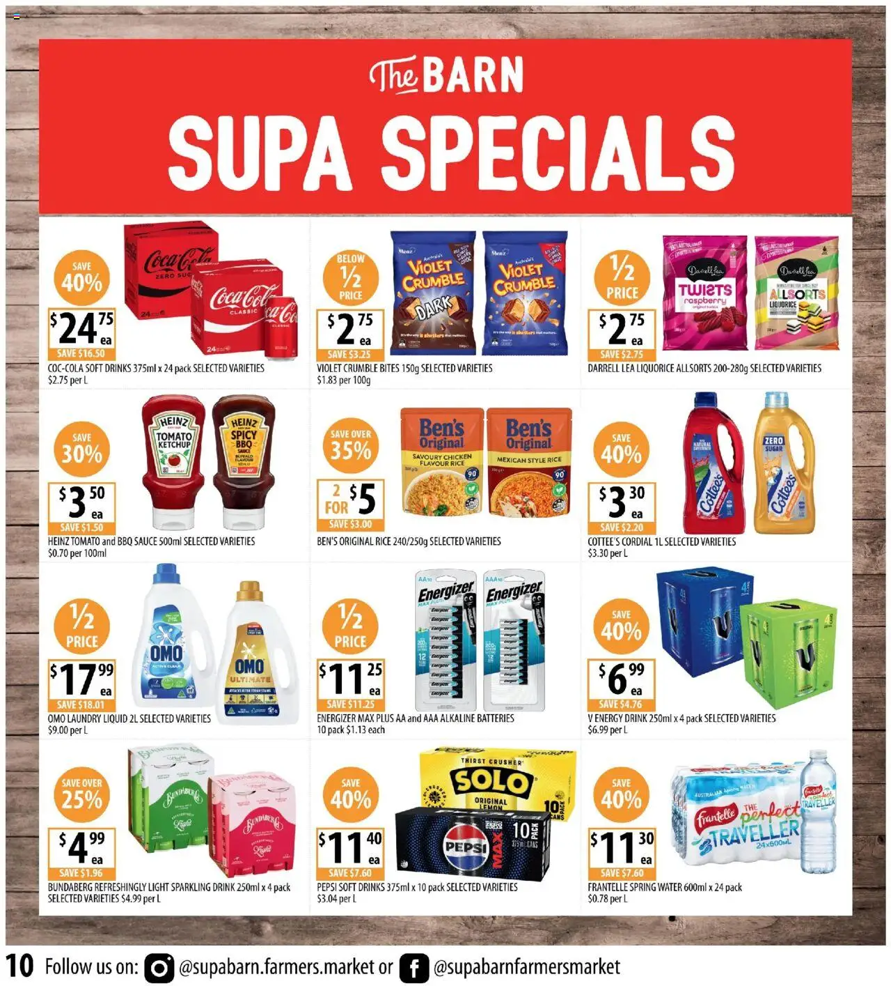Supabarn catalogue - valid from 17.09.2025 | Page: 10 | Products: Energy drink, Ketchup, Water, Sauce