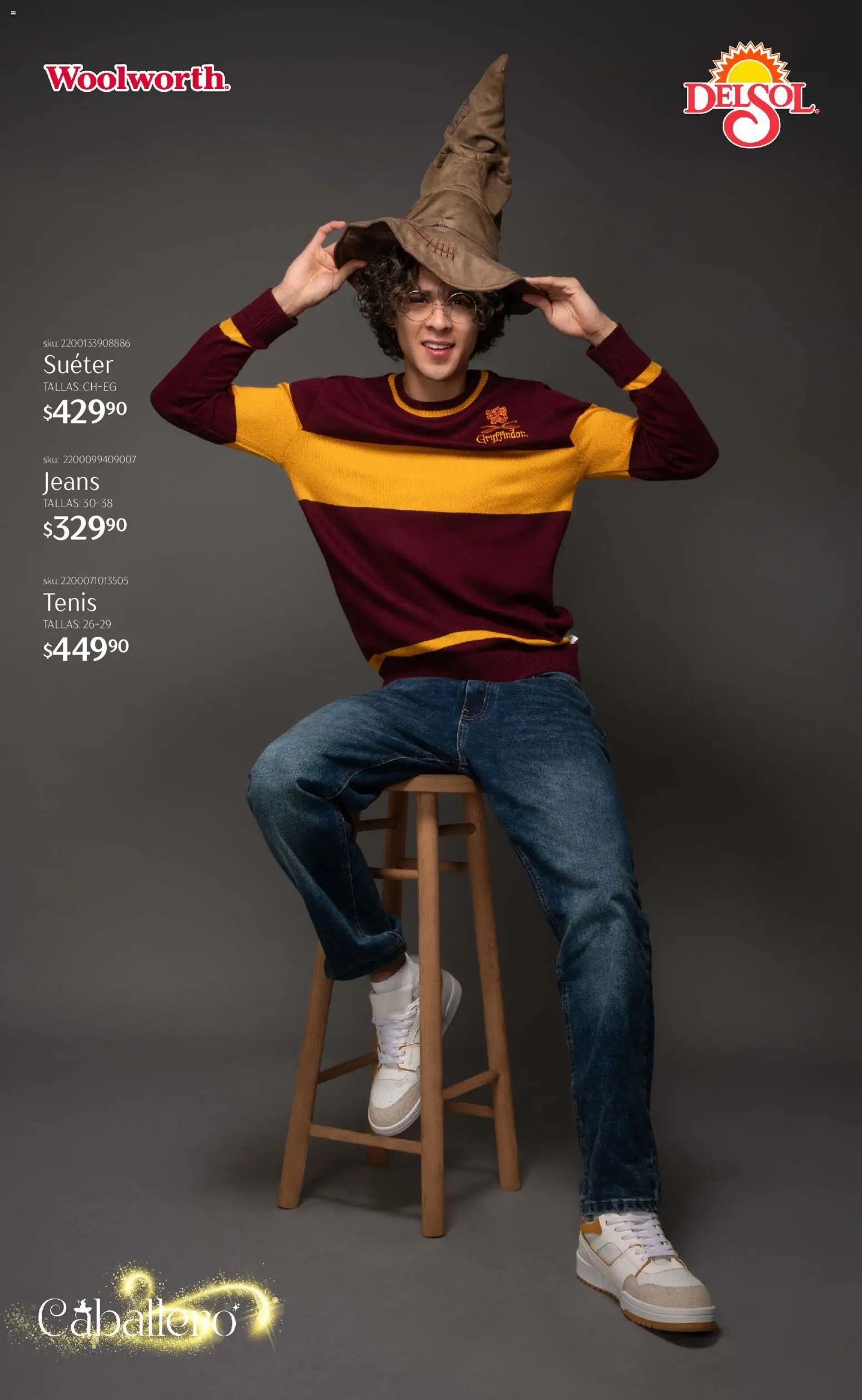 Nuevas ofertas de Del Sol y Woolworth válidas en toda la República Mexicana desde el 04.12.2025. ¡Encuentra las mejores ofertas en Del Sol y Woolworth catálogo Harry Potter! | Página: 3