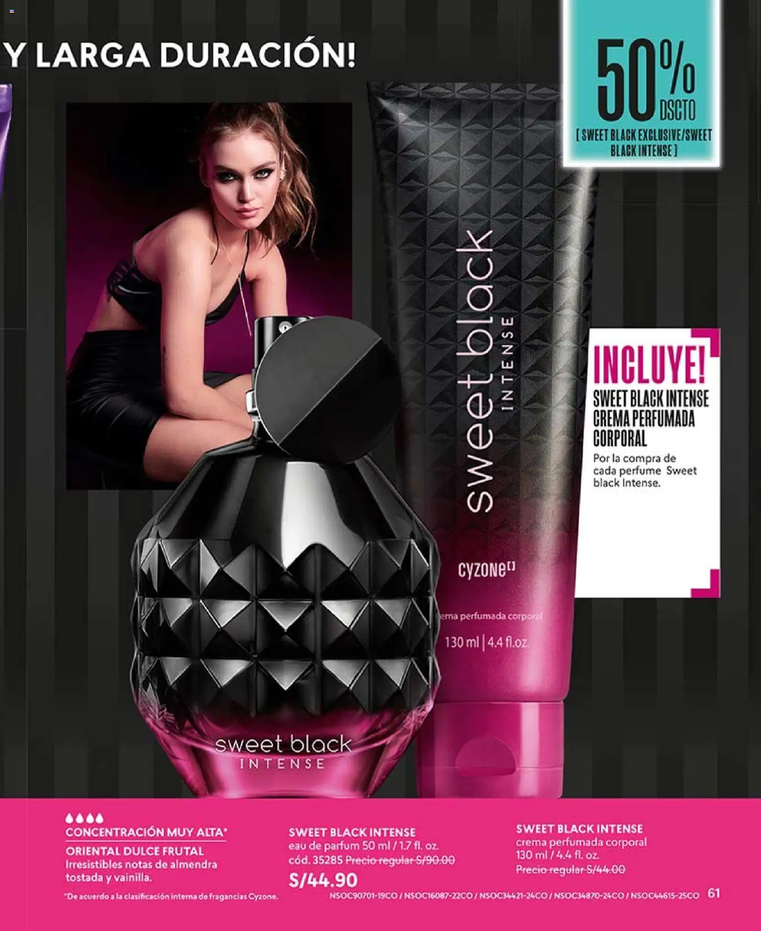 Catálogo CyZone válido desde 14.03.2026 | Página: 61 | Productos: Crema, Perfume