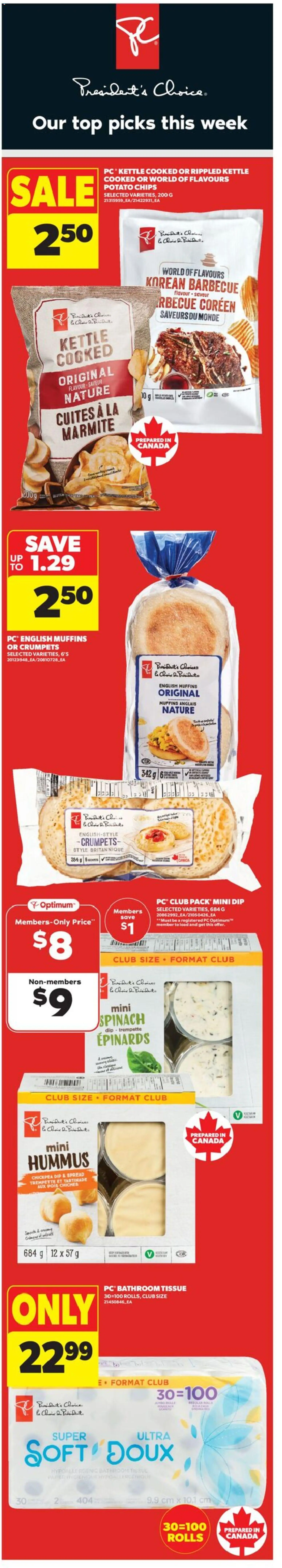 Real Canadian Superstore flyer valid from 22.01.2026 | Page: 2 | Products: Chips, PC, Kettle