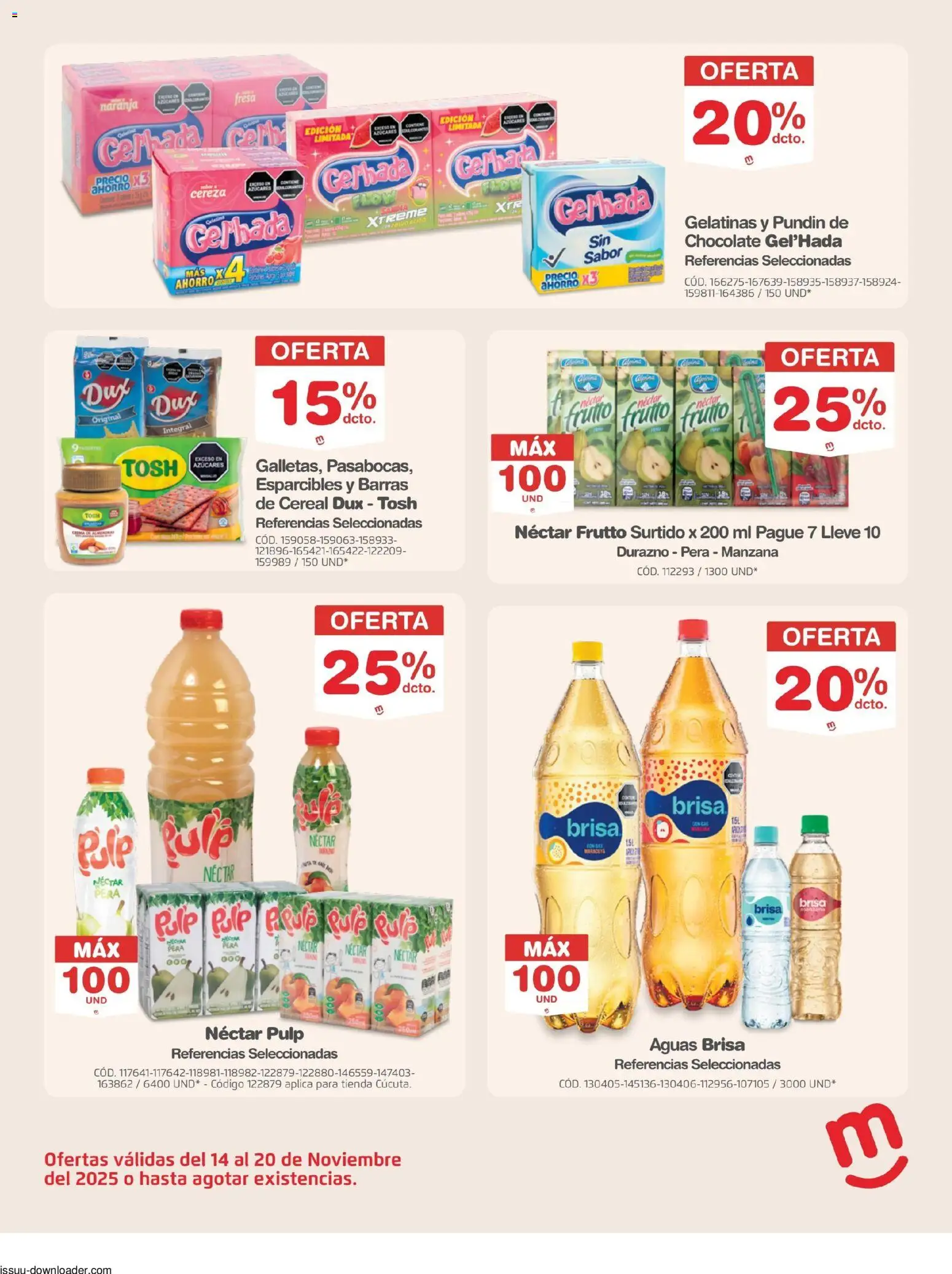 Makro revista - valida desde el 14.11.2025 | Página: 22 | Productos: Fresa, Manzana, Chocolate, Pera