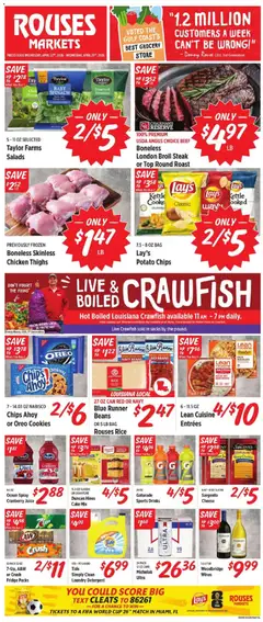 Preview of Rouses weekly ads valid from 22.04.2026
