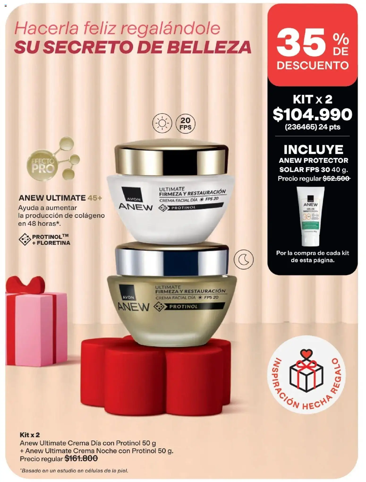 Avon revista - valida desde el 01.05.2026 | Página: 37 | Productos: Crema, Protector solar