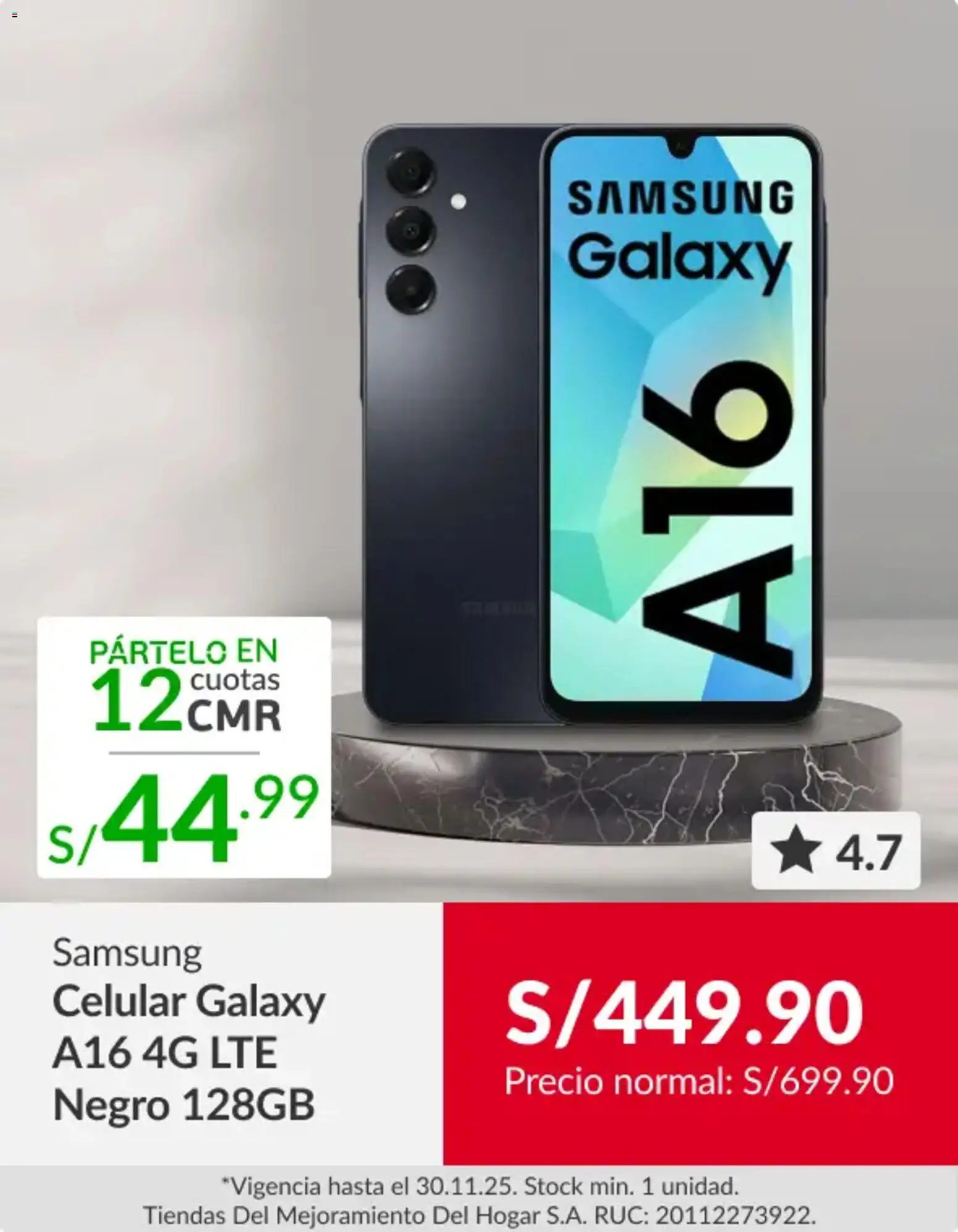 Catálogo Sodimac válido desde 24.11.2025 | Página: 6 | Productos: Celular