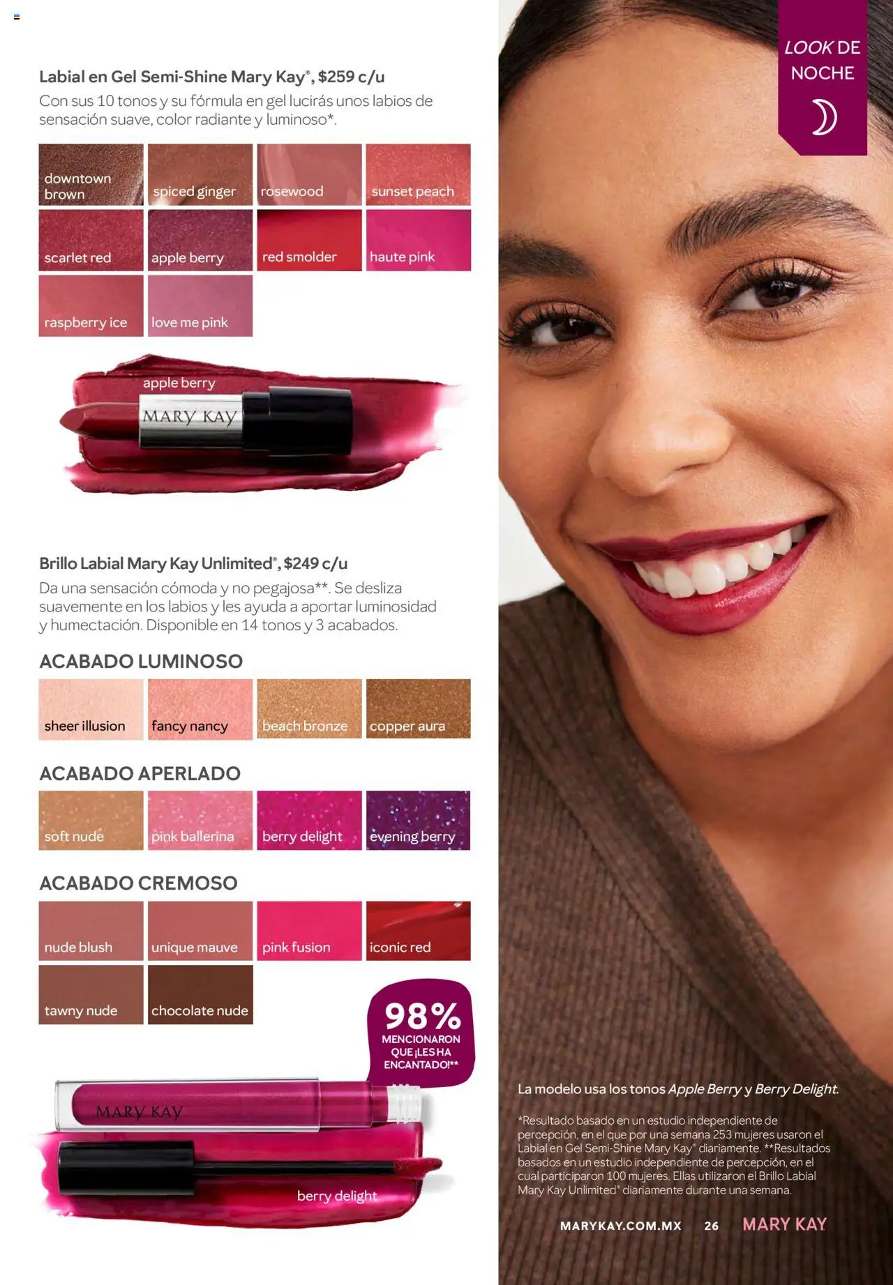 Nuevas ofertas de Mary Kay válidas en toda la República Mexicana desde el 01.07.2025. ¡Encuentra las mejores ofertas en Mary Kay catálogo! | Página: 26 | Productos: Brillo, Chocolate, Radiante