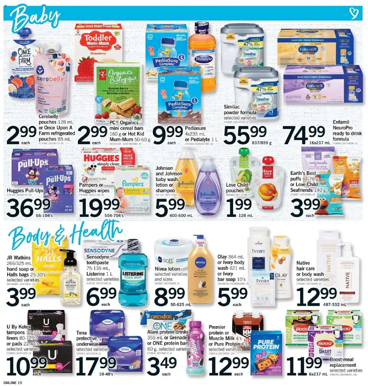 Fortinos flyer valid from 13.11.2025 | Page: 19 | Products: Rice, Toothpaste, Chocolate, Underwear