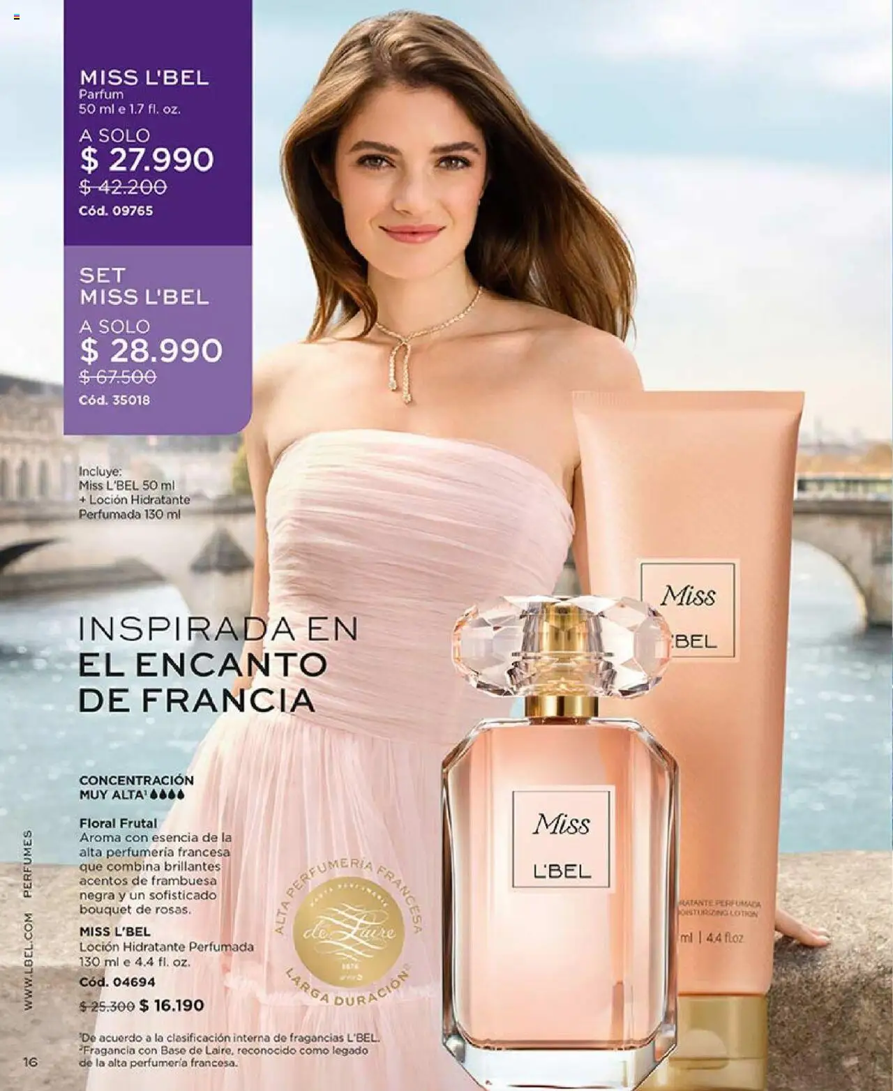 Catálogo L'Bel Campaña 13 │ válido desde el 29.07.2025 | Página: 16 | Productos: Loción, Fragancia, Base