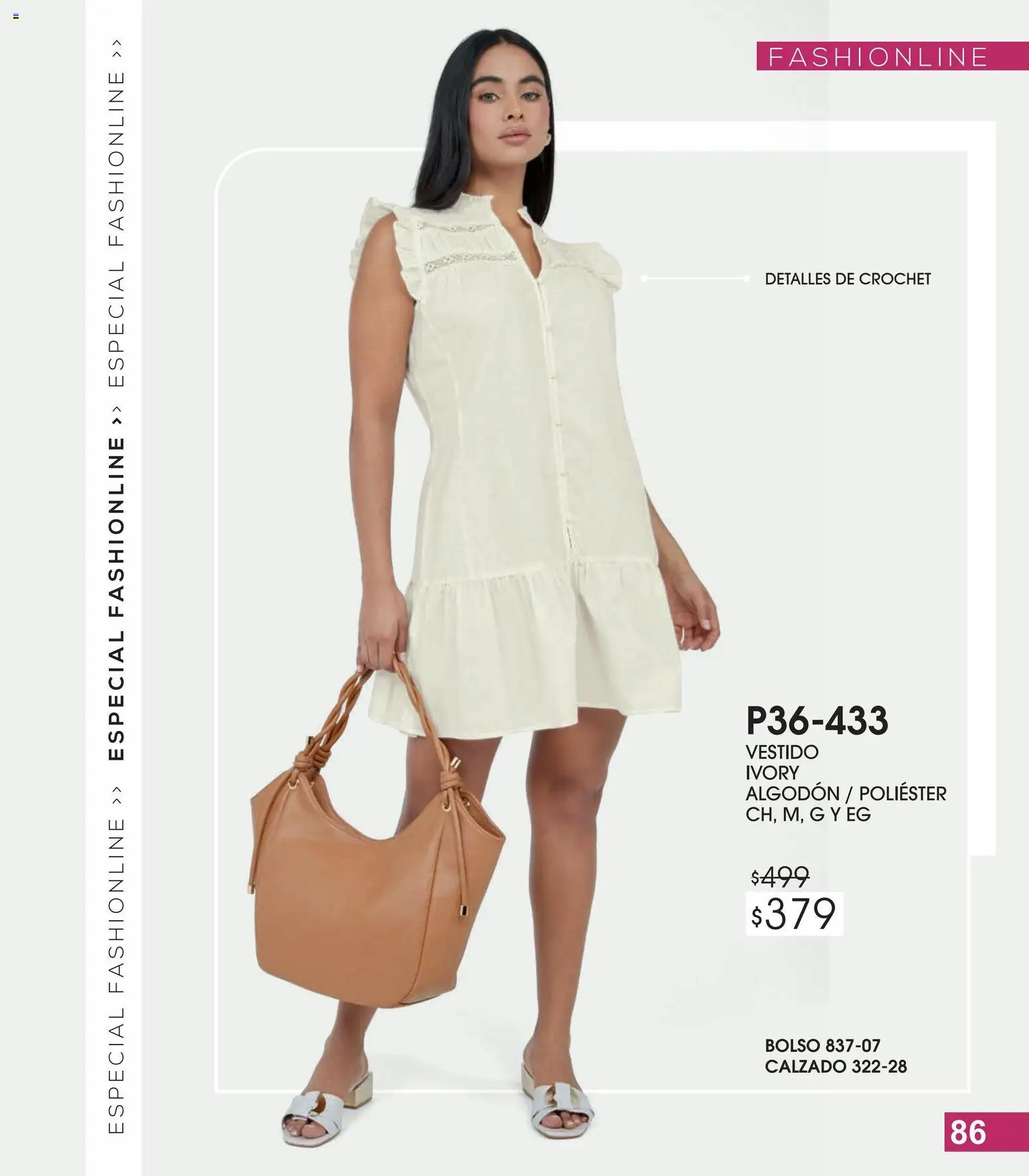 Nuevas ofertas de Cklass válidas en toda la República Mexicana desde el 13.02.2026. ¡Encuentra las mejores ofertas en Cklass catálogo Especial Fashionline! | Página: 87 | Productos: Bolso, Algodón, Vestido