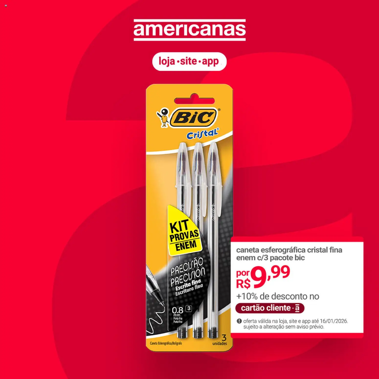 Lojas Americanas Folheto - válido de 15.01.2026 | Página: 1