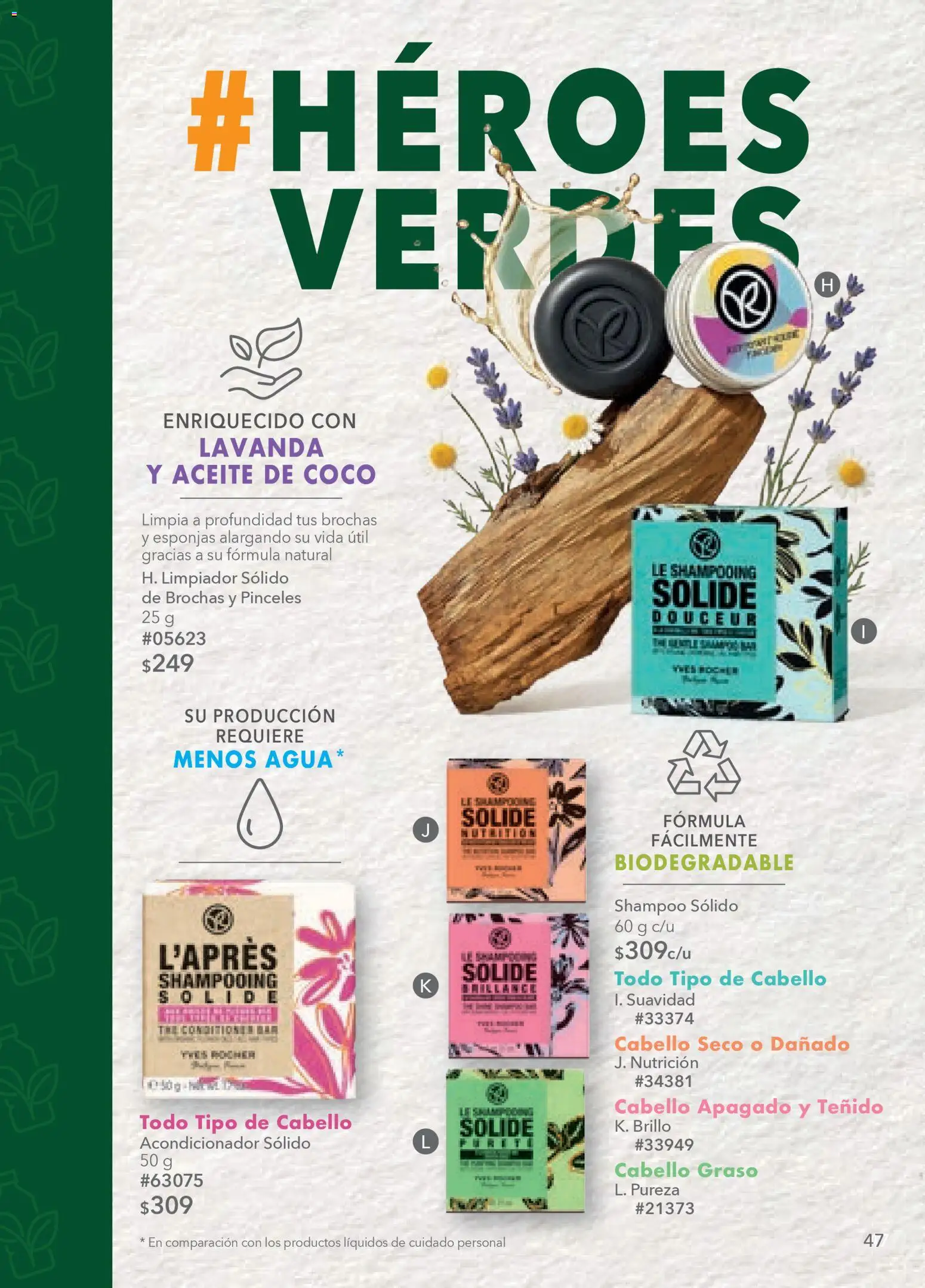 Nuevas ofertas de Yves Rocher válidas en toda la República Mexicana desde el 03.03.2026. ¡Encuentra las mejores ofertas en Yves Rocher campaña 4 2026! | Página: 47 | Productos: Agua, Brillo, Limpiador, Acondicionador