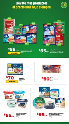 Vista previa de Bodega Aurrerá folleto Precios más bajos siempre, nuevo folleto de la tienda, válido en México a partir del 01.01.2026 | Página: 4 | Productos: Tocino, Queso, Jamón, Queso cottage