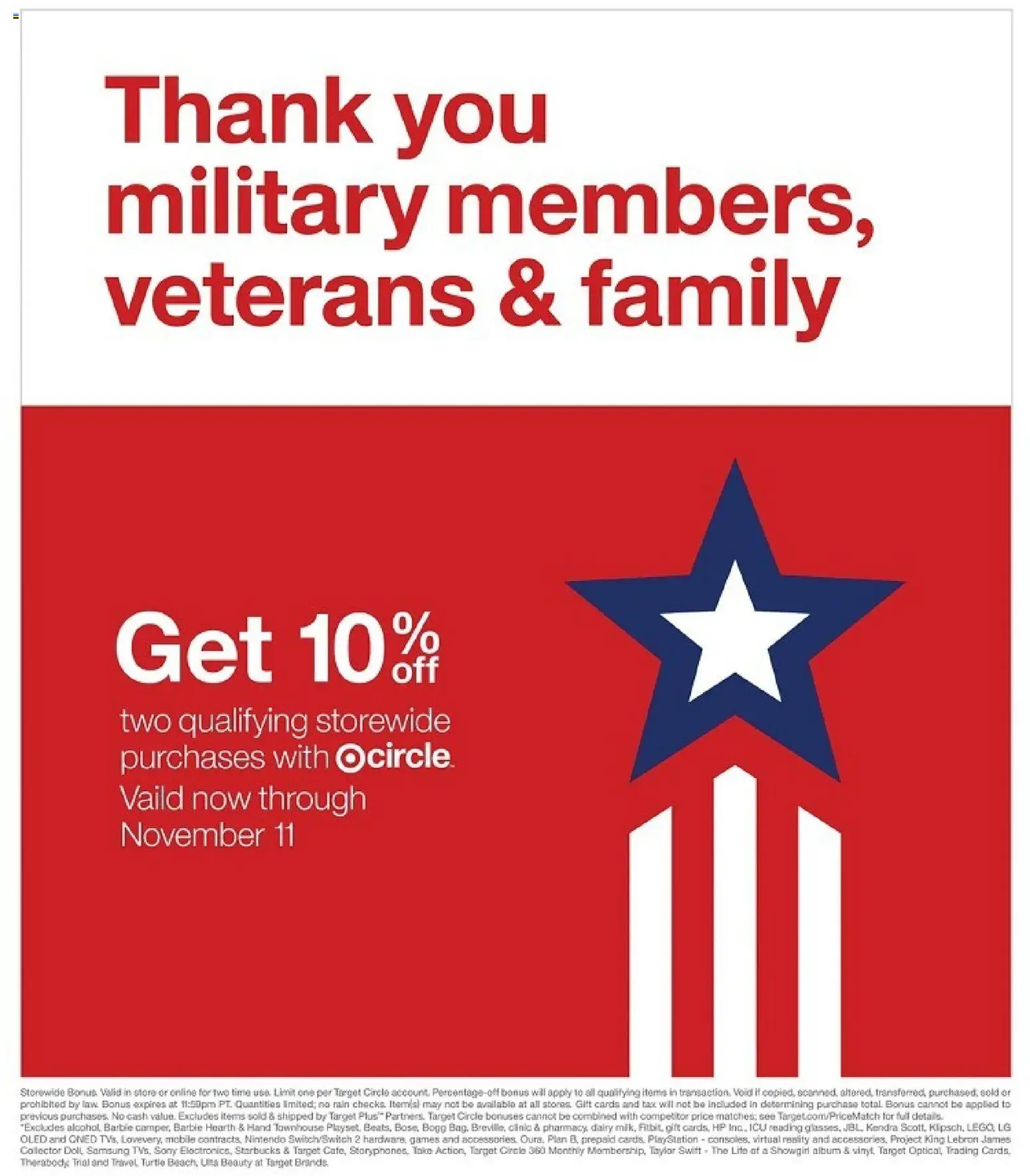 Target Weekly Ad - valid from 26.10.2025 | Page: 11 | Products: Playstation, Nintendo
