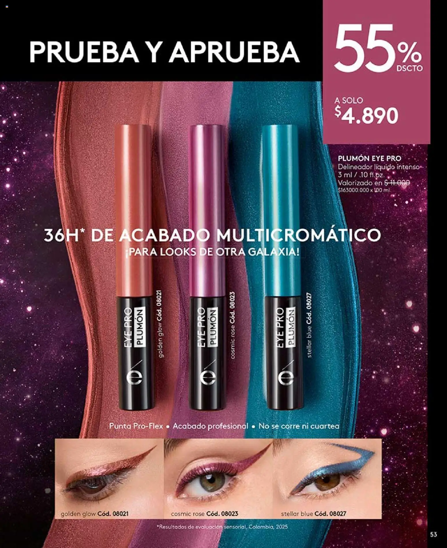 Catálogo Ésika Campaña 7 │ válido desde el 18.04.2026 | Página: 53 | Productos: Delineador, Plumón