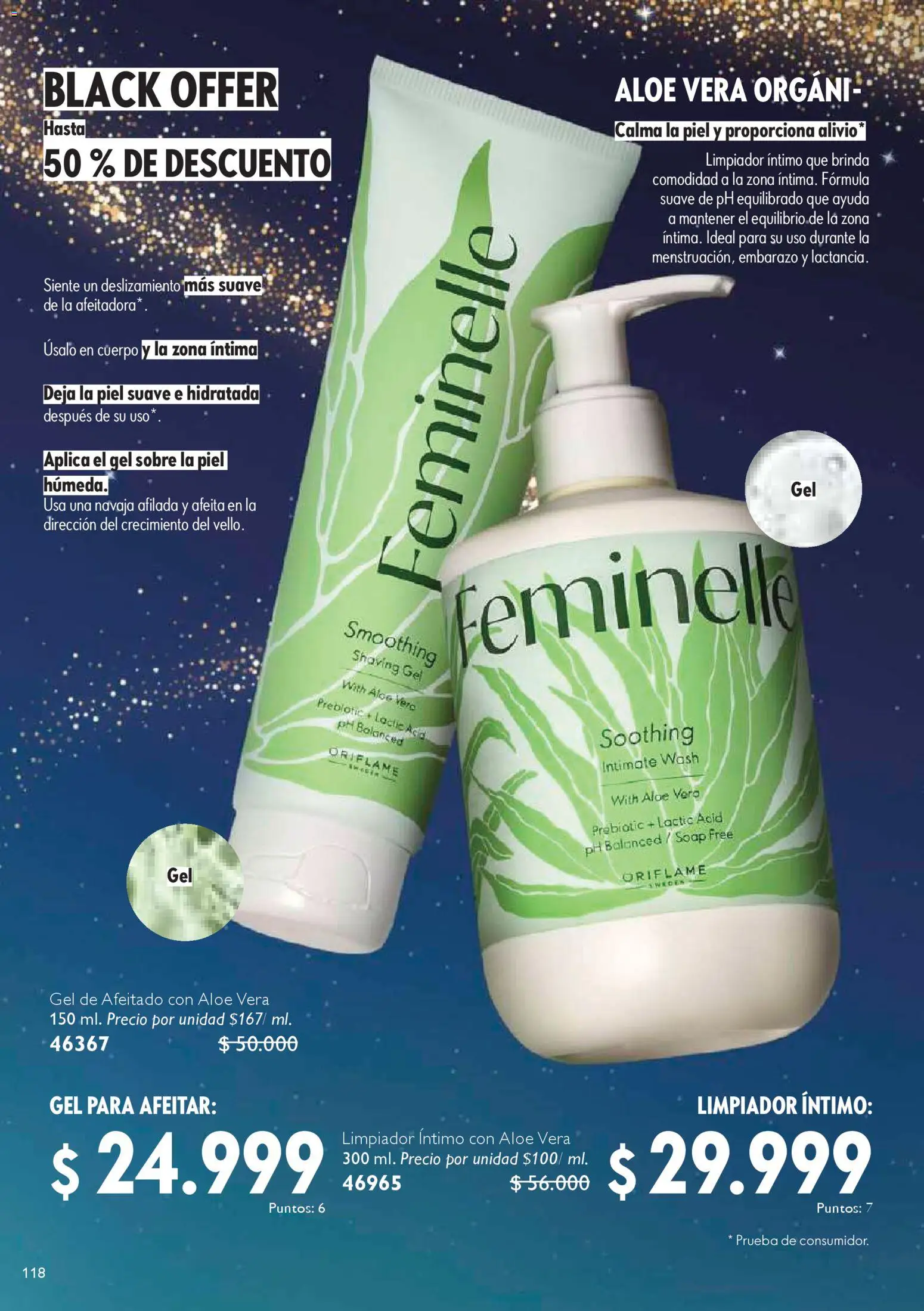 Oriflame revista - valida desde el 15.11.2025 | Página: 118 | Productos: Sobre, Limpiador, Navaja, Loción tonificante