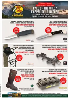 Preview of Cabelas weekly flyer / circulaire from shop Cabelas valid from 06.03.2026