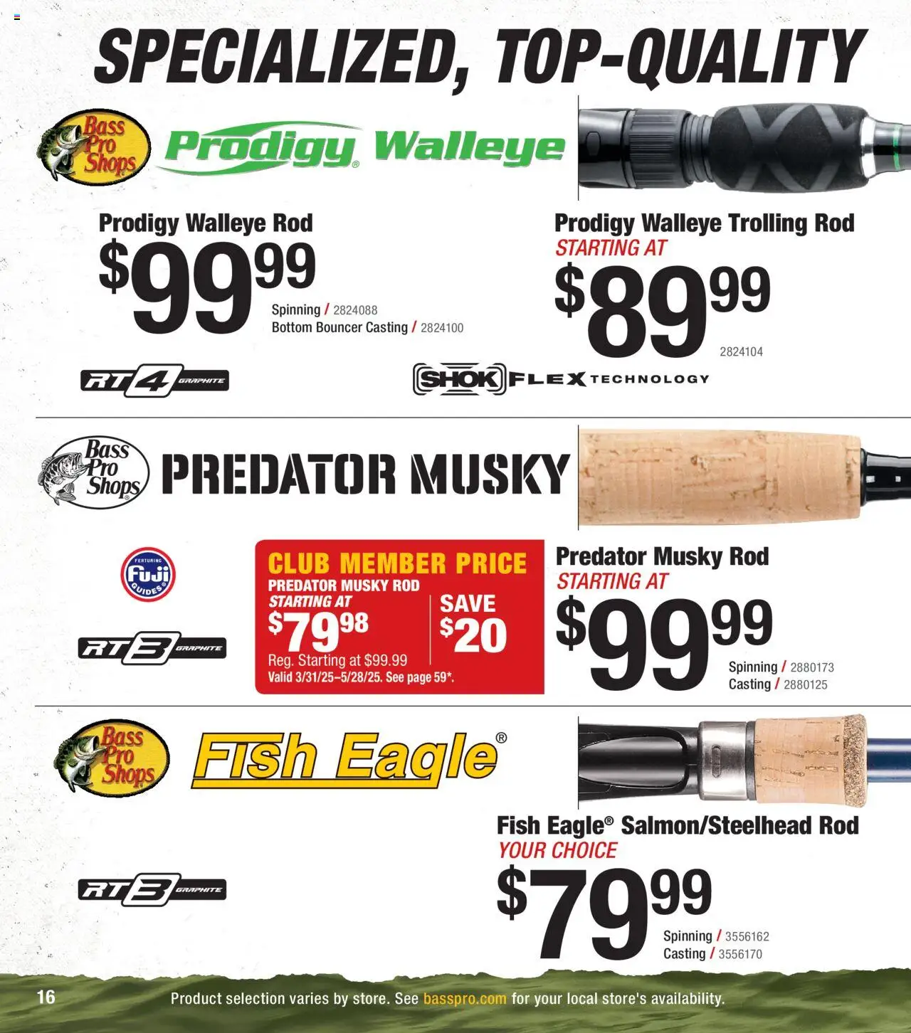 Cabela's Northern Angler 25 - valid from 27.03.2025 | Page: 16 | Products: Fish, Rod