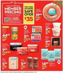 Preview of Longo's weekly flyer / circulaire from shop Longo's valid from 11.12.2025 | Page: 16 | Products: Pasta, Turkey, Cheese, Coffee
