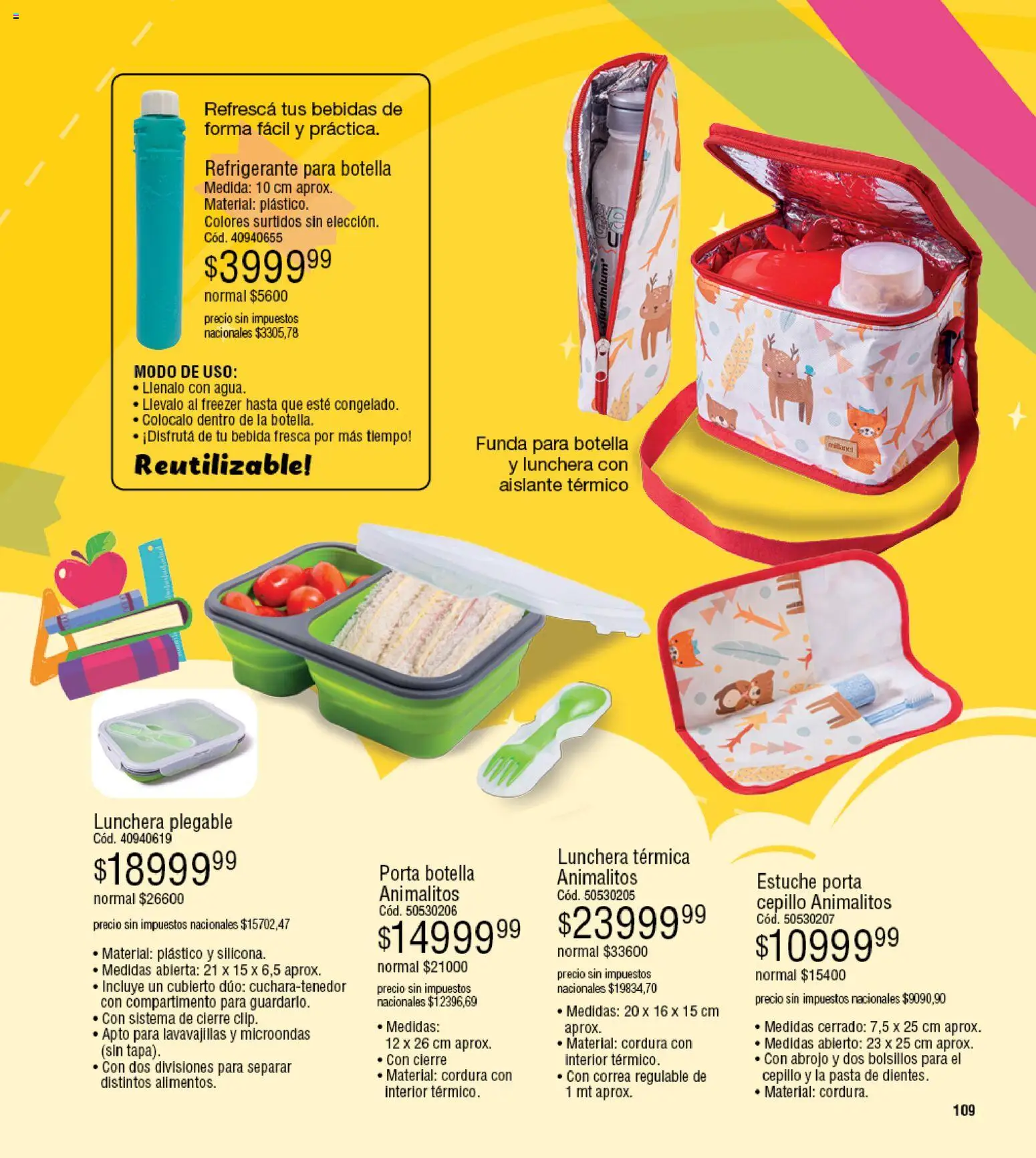 Millanel - Catálogo │ válido desde el 02.03.2026 | Página: 109 | Productos: Lavavajillas, Térmica, Estuche, Pasta