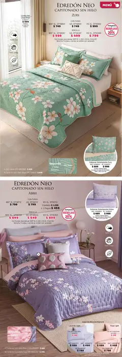 Vista previa de Colchas Concord catálogo, nuevo folleto de la tienda, válido en México a partir del 01.02.2026 | Página: 54 | Productos: Juego, Funda, Almohada, Sabanas