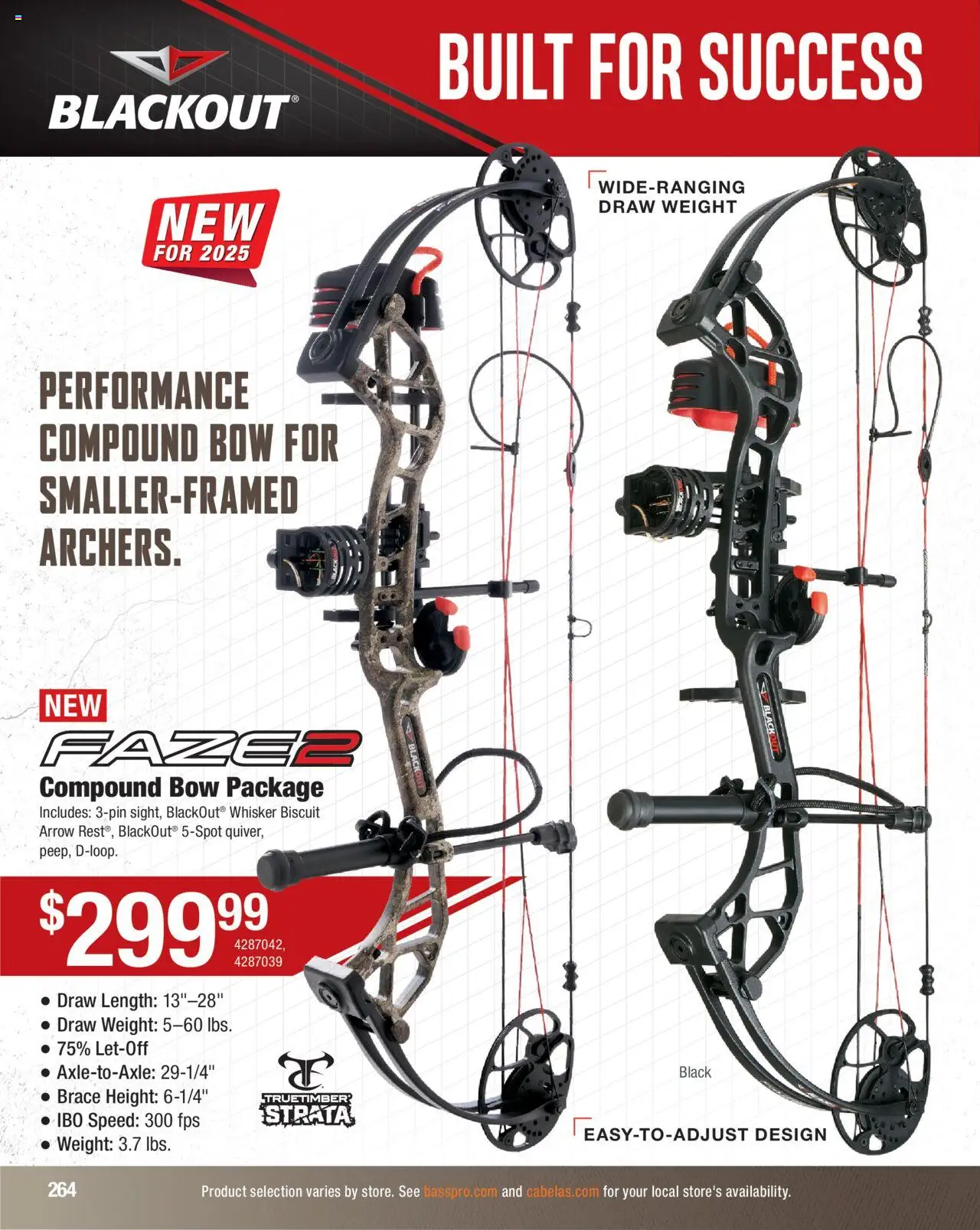 Cabela's Hunting Master 25 - valid from 11.08.2025 | Page: 264 | Products: Bow, Arrow, Weight