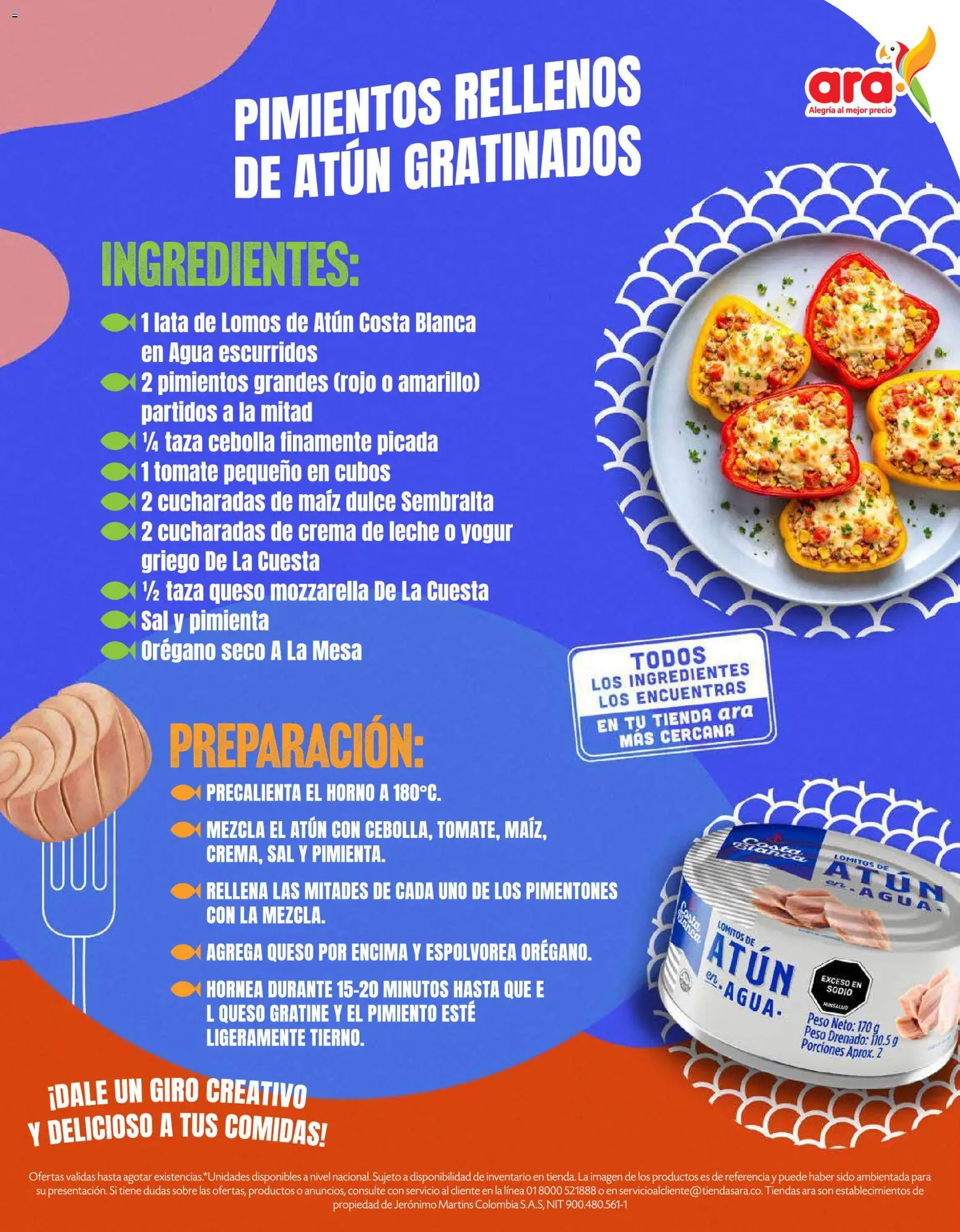 Ara revista - valida desde el 20.03.2026 | Página: 8 | Productos: Crema, Peso, Tomate, Orégano