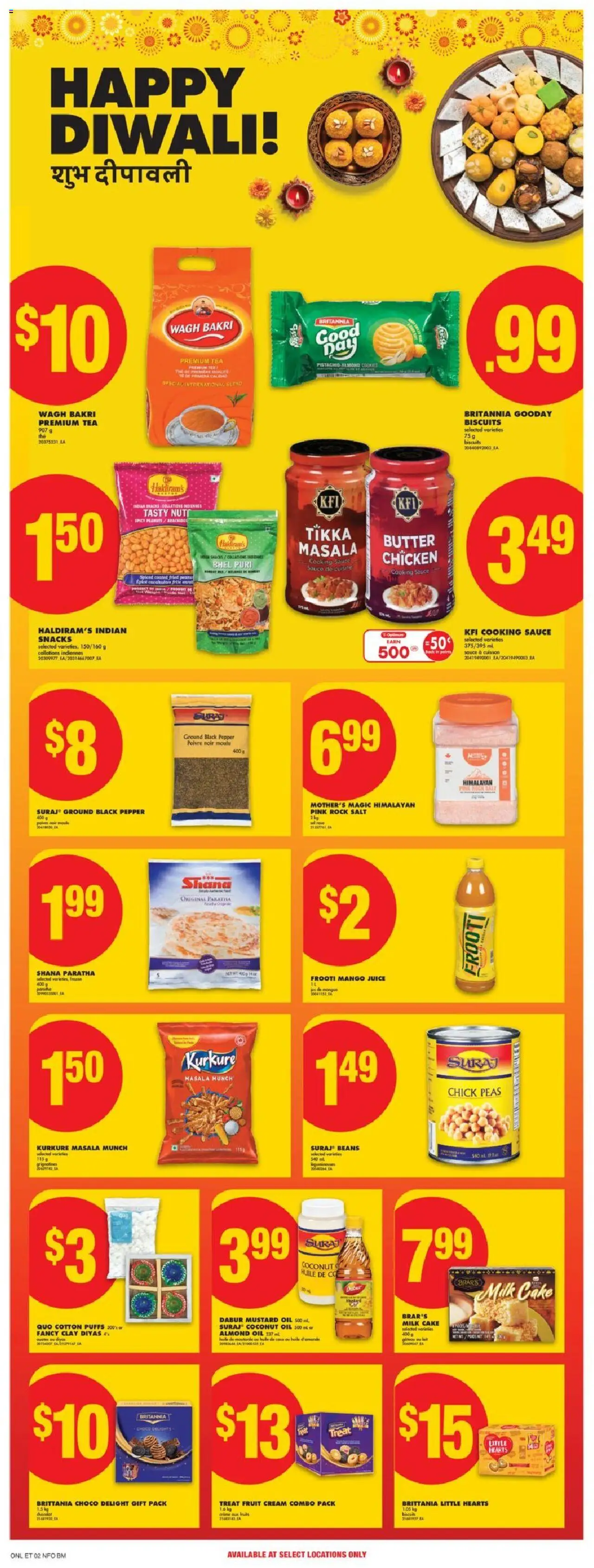 No Frills flyer valid from 11.09.2025 | Page: 16 | Products: Tea, Cream, Cookies, Milk
