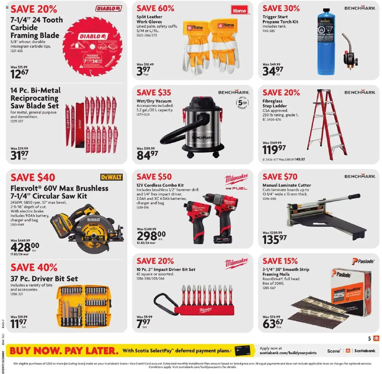 Home Hardware flyer valid from 28.08.2025 | Page: 7 | Products: Gloves, Cutter, Box