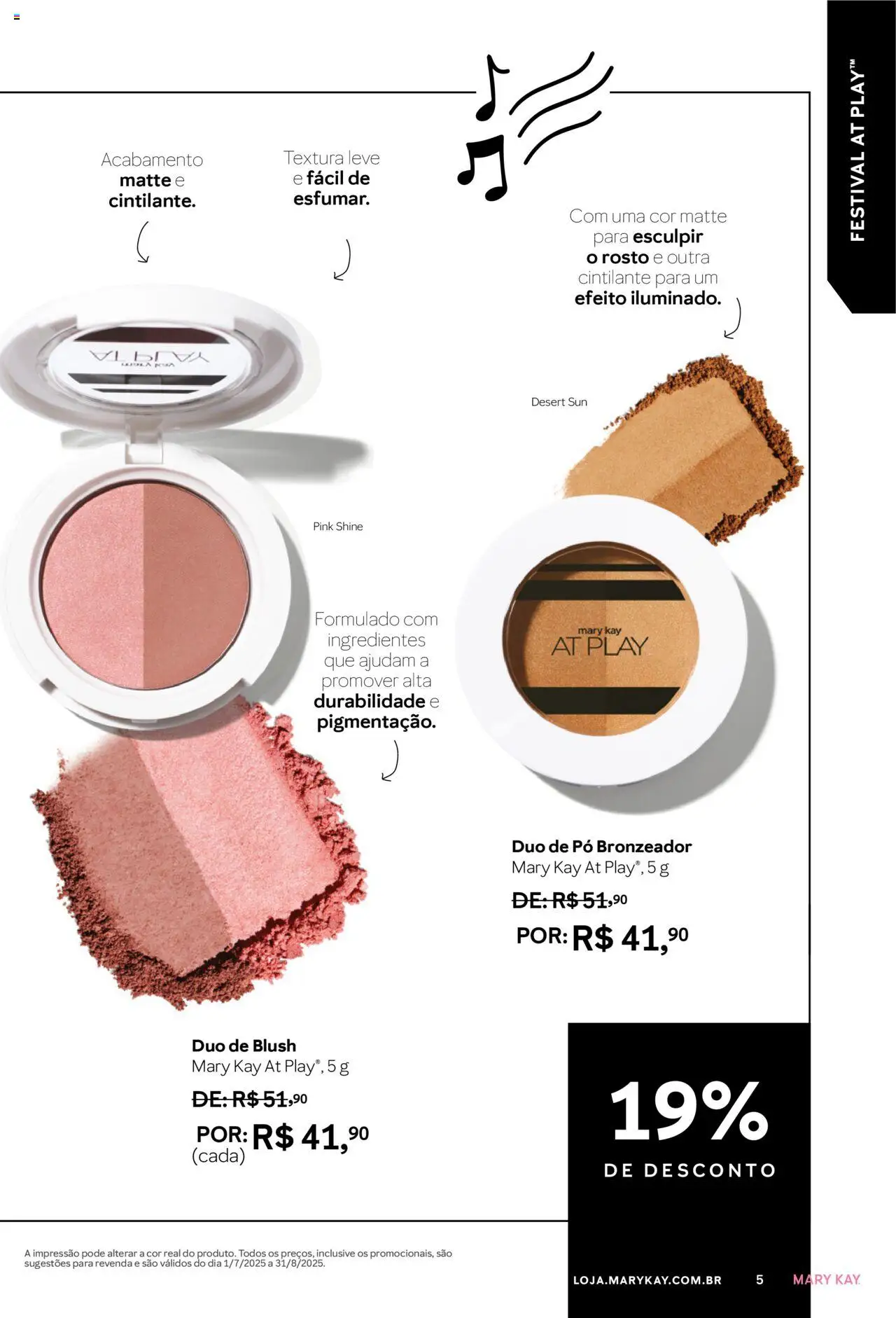 Mary Kay Folheto - válido de 01.07.2025 | Página: 5 | Produtos: Pó, Bronzeador, Blush