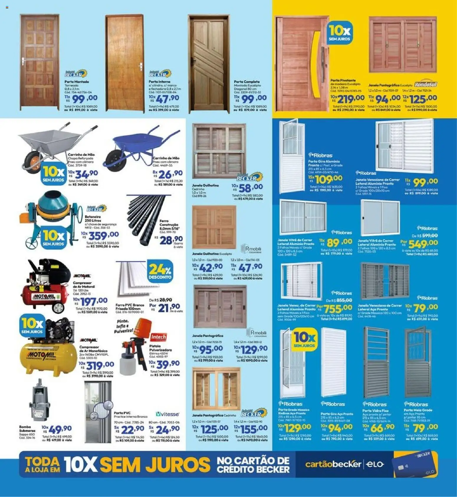 Lojas Becker Folheto - válido de 01.03.2026 | Página: 13 | Produtos: Pó, Janela, Carrinho, Fechadura