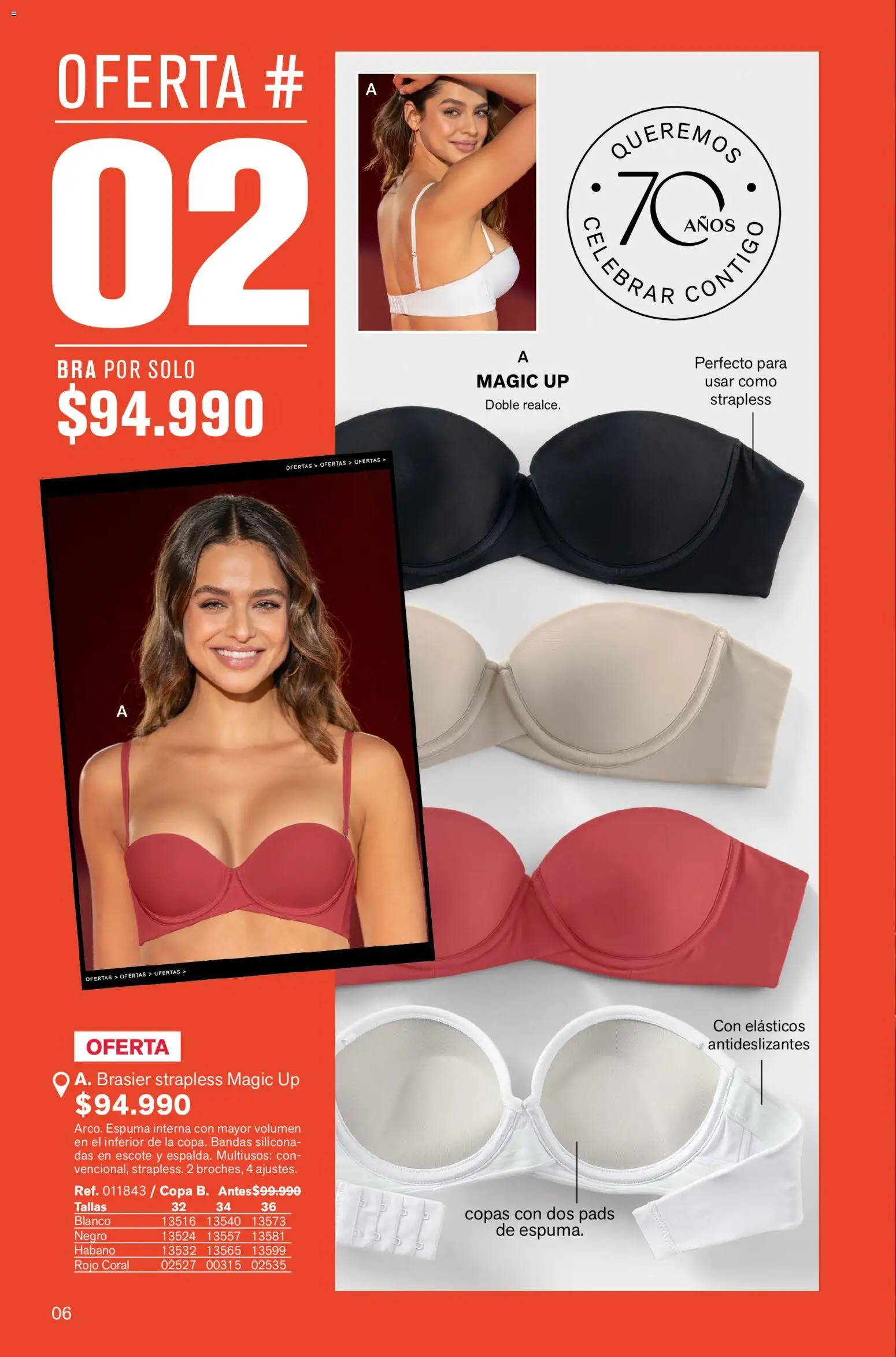 Leonisa revista - valida desde el 02.01.2026 | Página: 6 | Productos: Espuma, Brasier