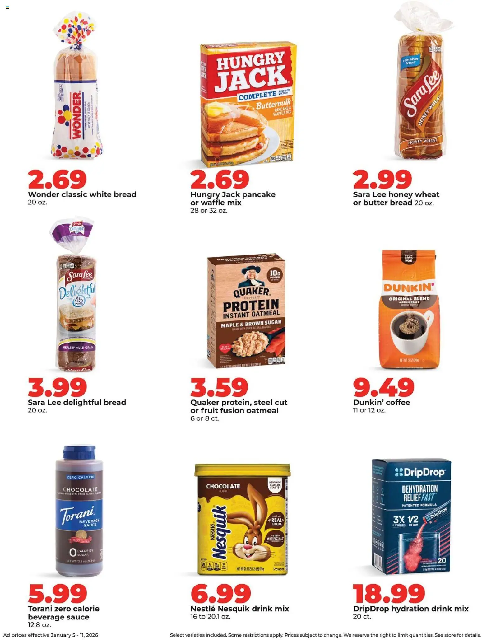 HyVee Weekly Ad - valid from 05.01.2026 | Page: 24 | Products: Fusion, Butter, Bread, Sugar