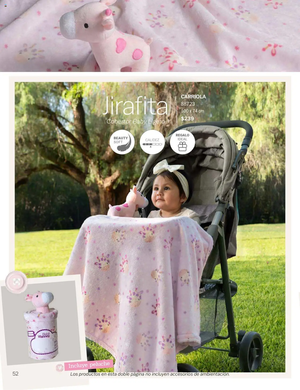 Nuevas ofertas de Vianney válidas en toda la República Mexicana desde el 15.08.2025. ¡Encuentra las mejores ofertas en Vianney - Catálogo Bebé! | Página: 54 | Productos: Carriola, Cobertor