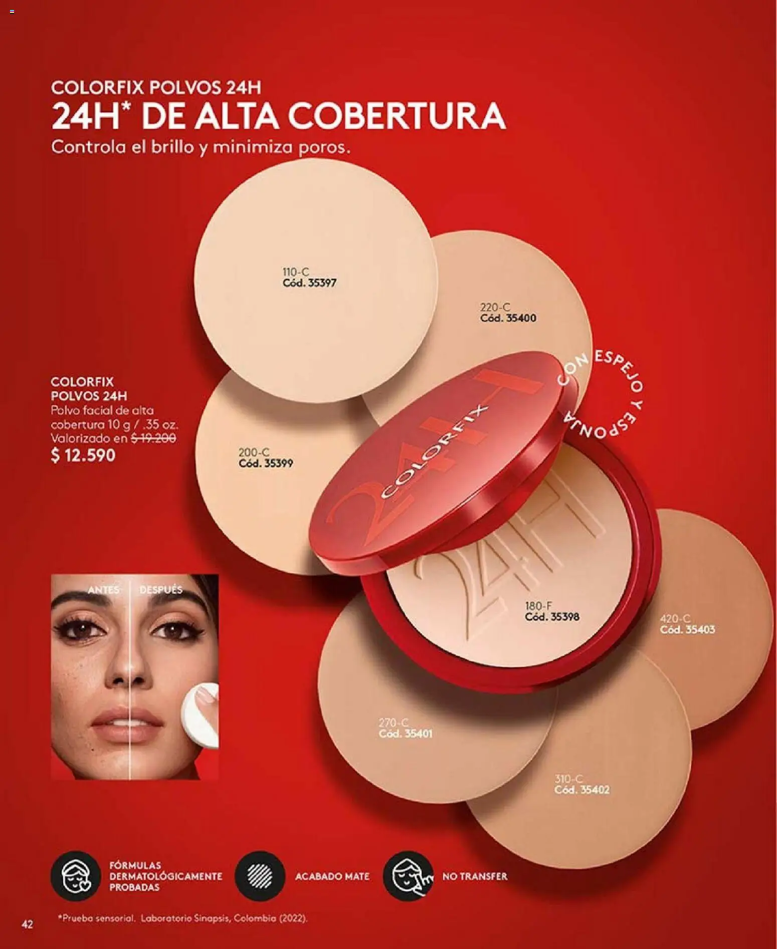 Catálogo Ésika Campaña 2 │ válido desde el 15.01.2026 | Página: 42 | Productos: Brillo, Espejo, Polvo, Mate