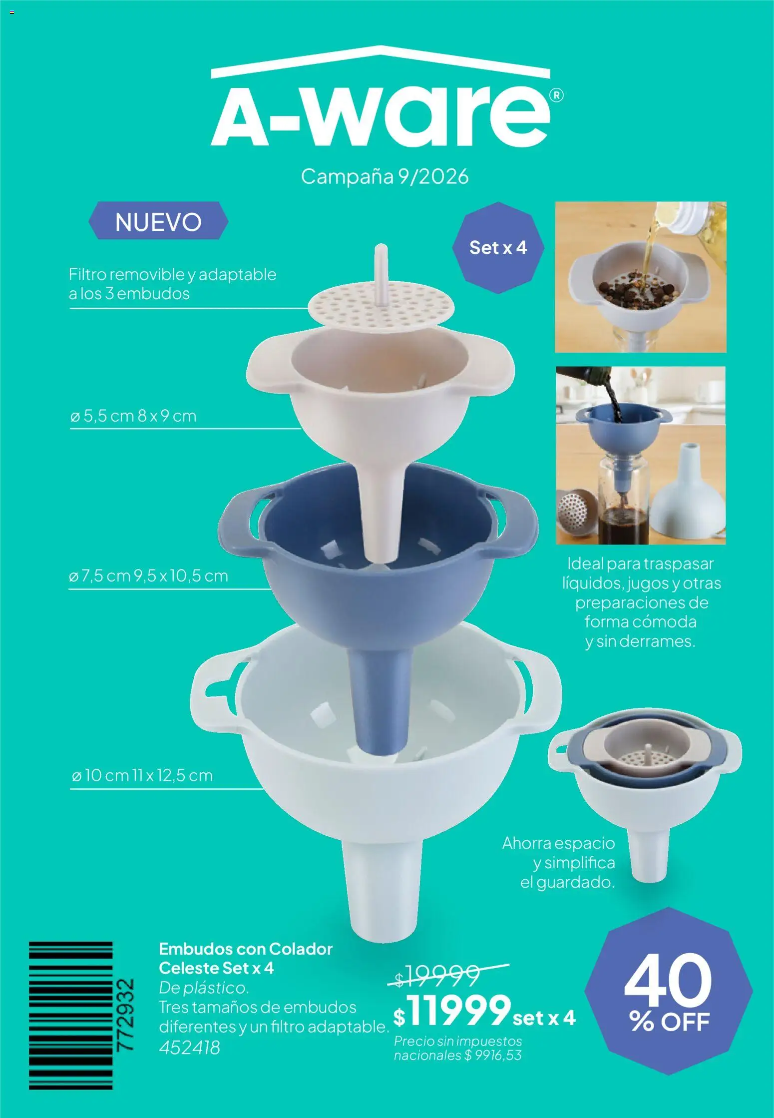 Tupperware Folleto │ válido desde el 28.04.2026 | Página: 109 | Productos: Campana, Colador