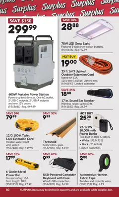 Preview of Princess Auto flyer - 2 Week Sale! from shop Princess Auto valid from 10.03.2026 | Page: 85