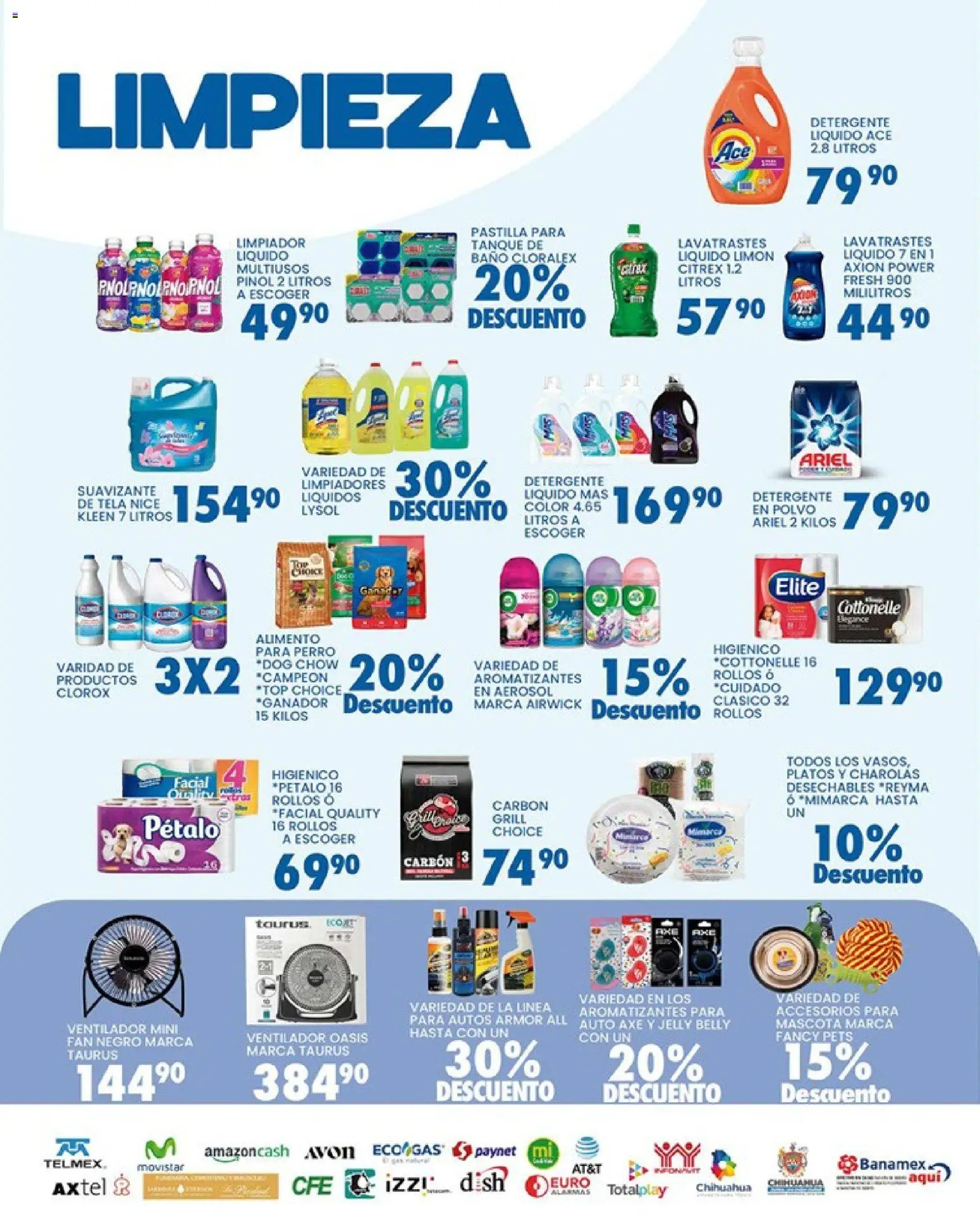 Nuevas ofertas de Alsuper válidas en toda la República Mexicana desde el 10.03.2026. ¡Encuentra las mejores ofertas en Alsuper folleto! | Página: 5 | Productos: Detergente, Limón, Limpiador, Polvo