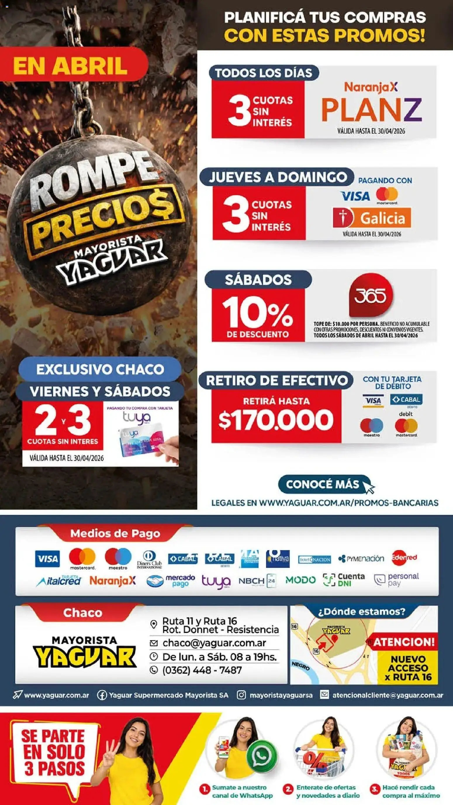 Yaguar - Oferta Semanal Chaco │ válido desde el 20.04.2026 | Página: 18