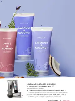 Nuevas ofertas de Mary Kay válidas en toda la República Mexicana desde el 01.09.2025. ¡Encuentra las mejores ofertas en LAVENDER & COCONUT Scented Body Lotion, LAVENDER & COCONUT Scented Body Lotion! | Página: 73 | Productos: Loción, Limpiador, Limpiador facial, Body