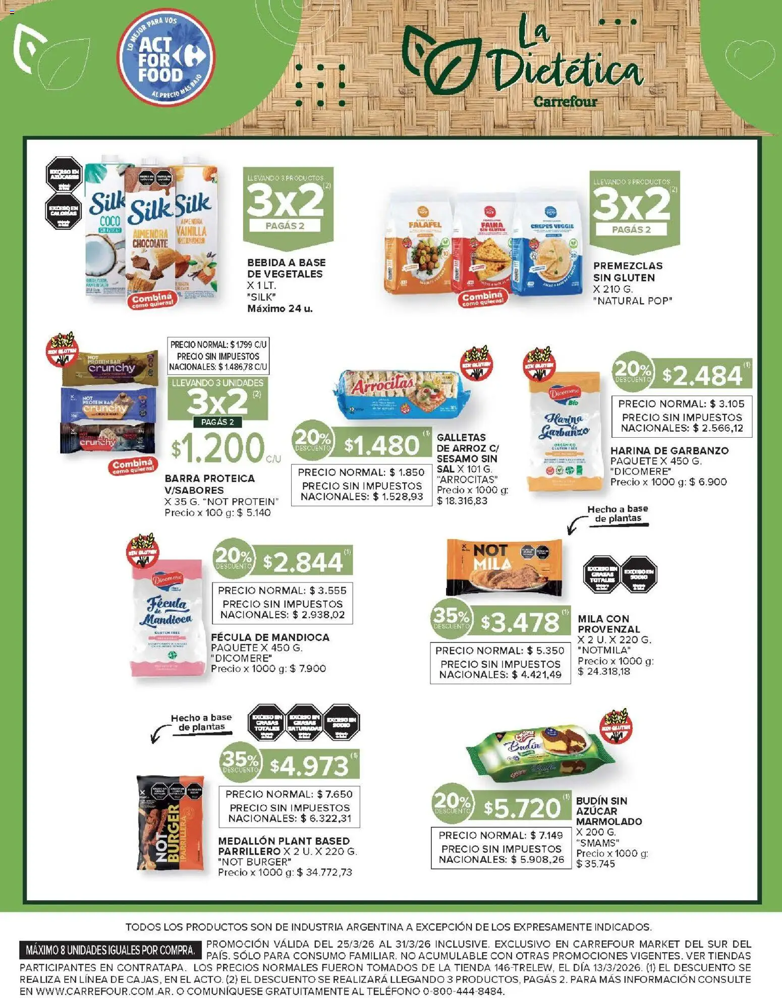 Carrefour Market catálogo │ válido desde el 25.03.2026 | Página: 16 | Productos: Azucar, Almendra, Arroz, Galletas